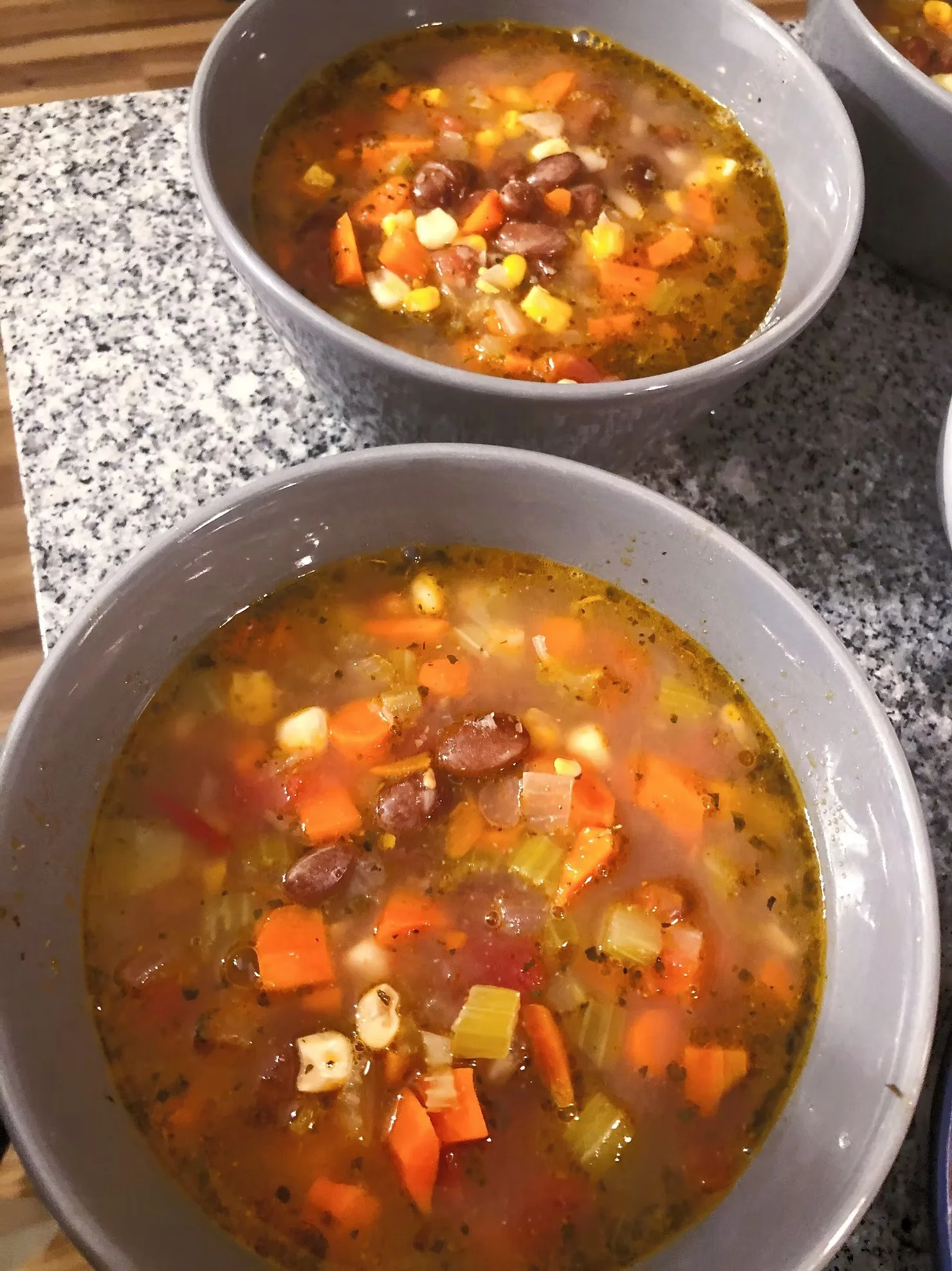 Vegetable and Pinto Bean Soup