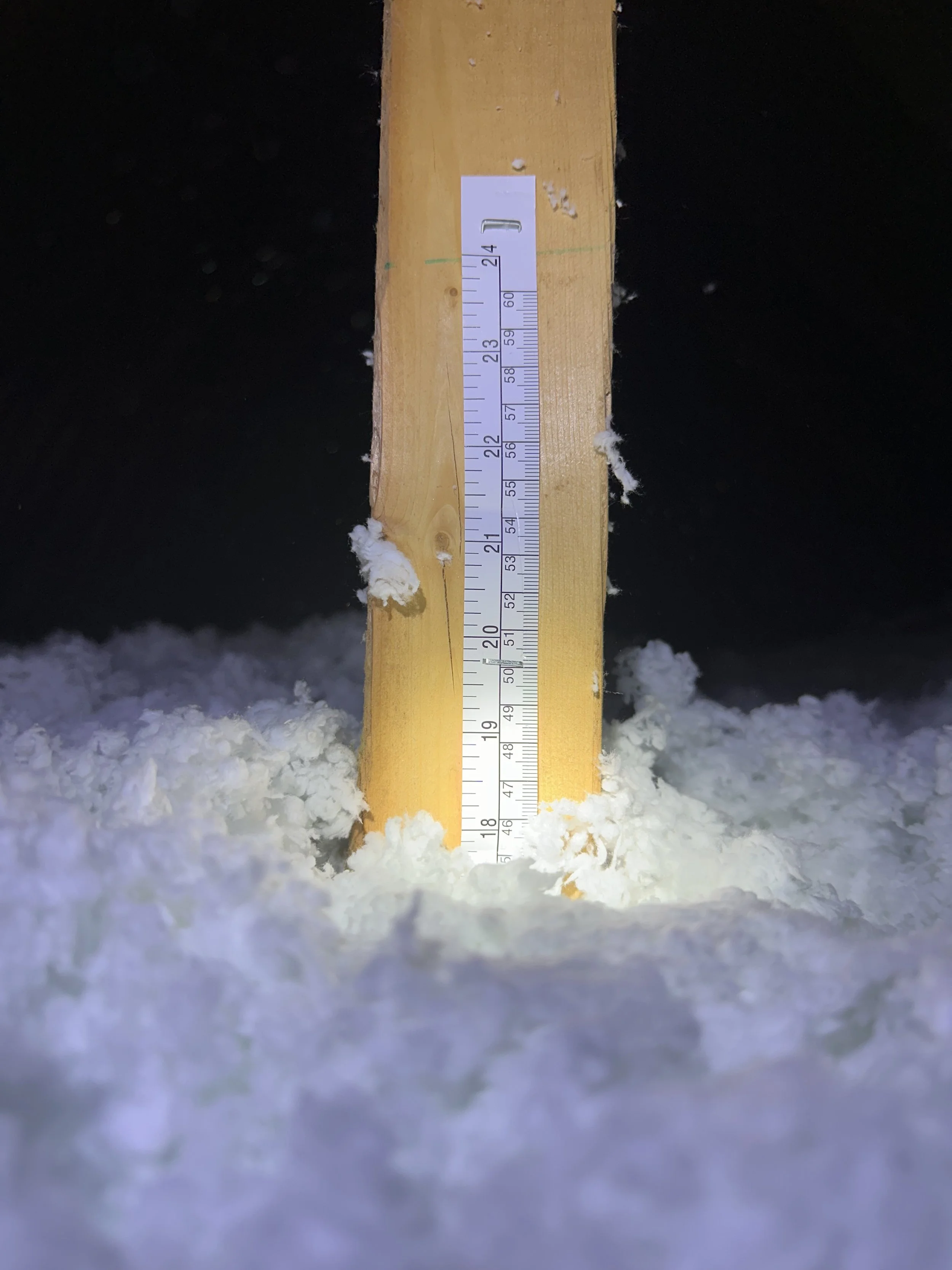 17.5 inch of insulation