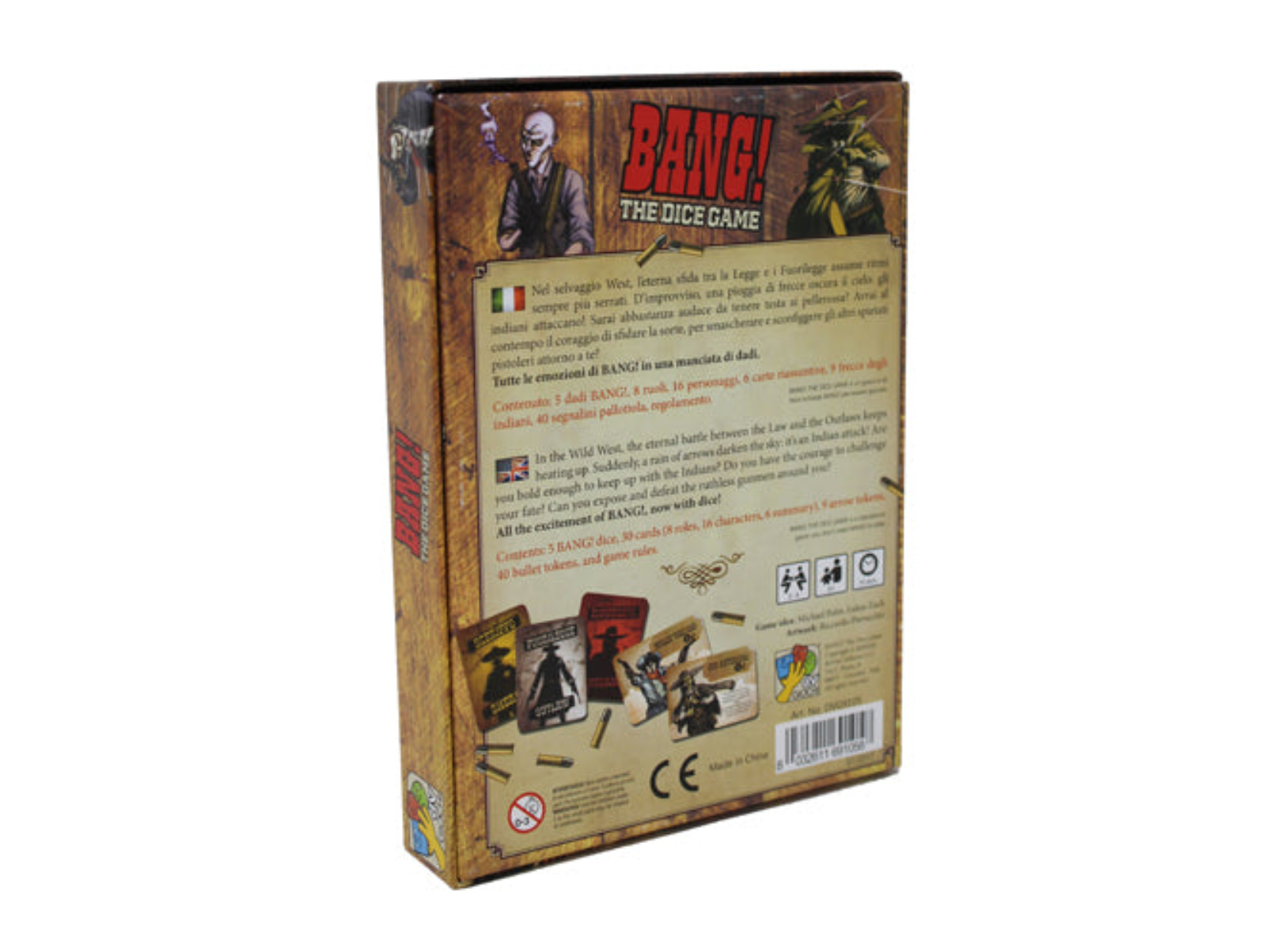 Detailed image 3 - Bang the Dice Game - Back of box