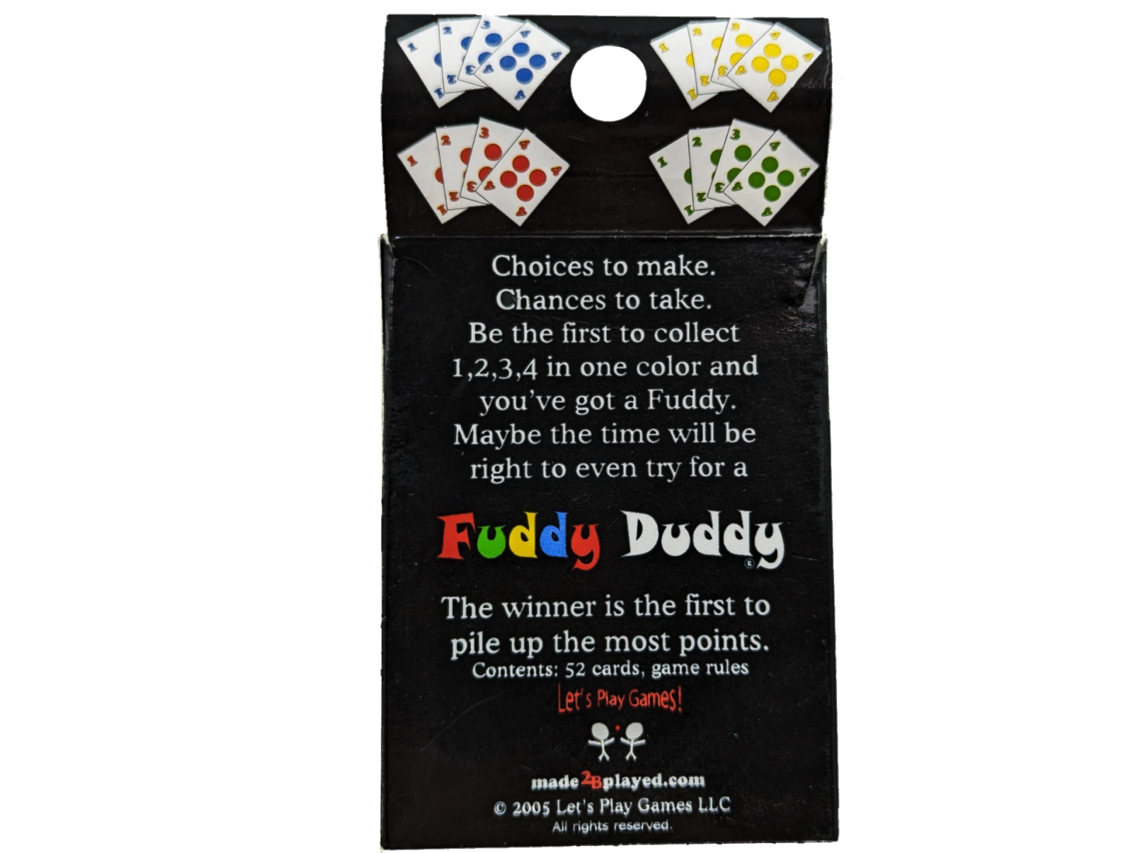 Detail Image - Fuddy Duddy - back of box