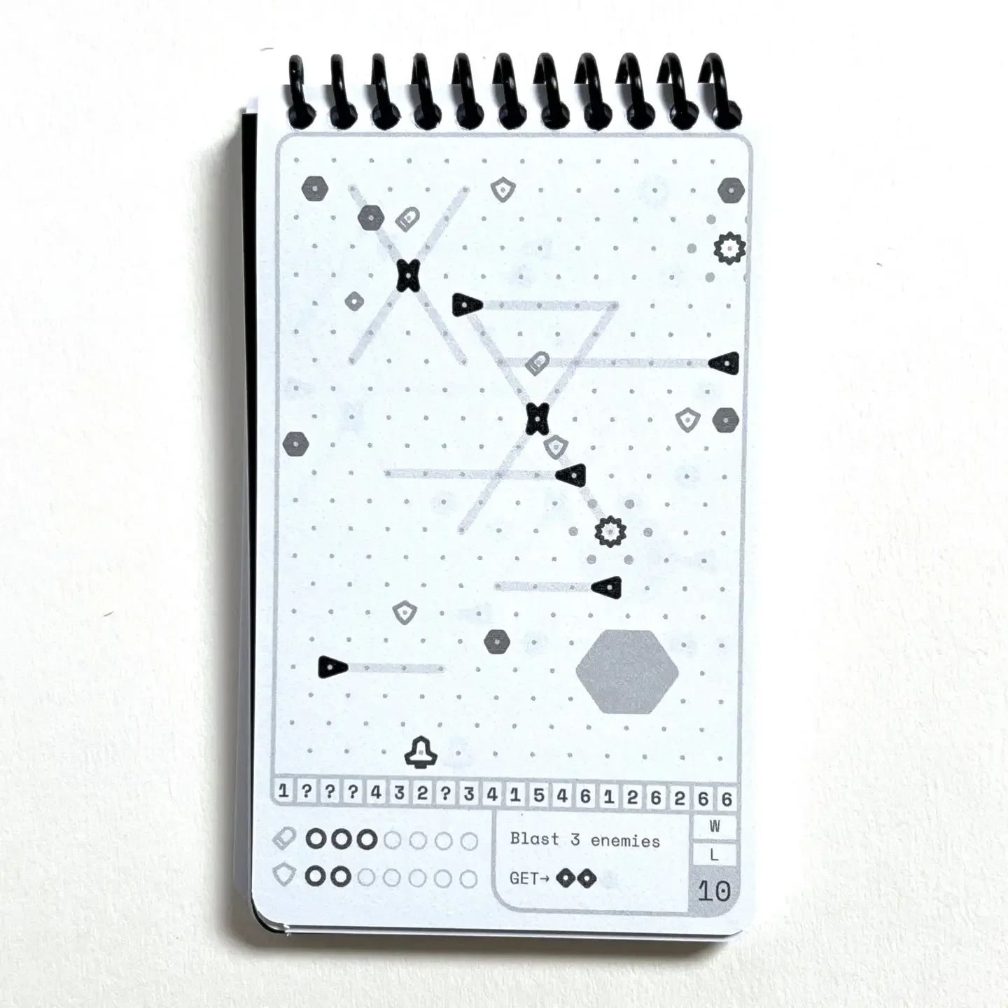 Detailed Photo - Paper Apps Galaxy Notebook - realmsandrerolls.com