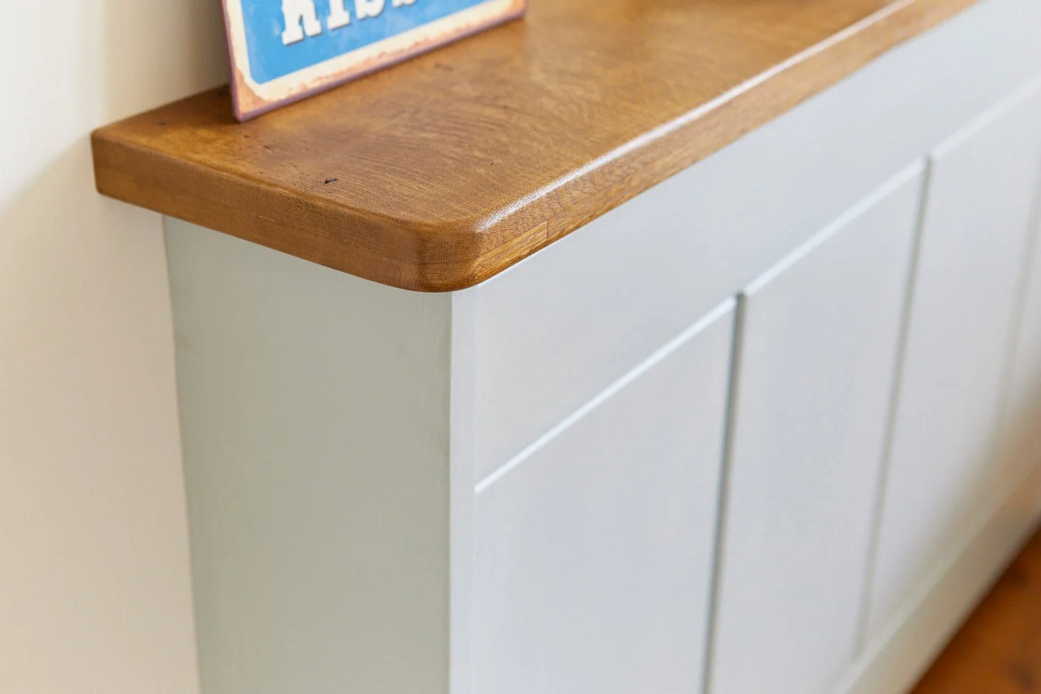Handmade radiator cover by Richard Pearce, Cornwall