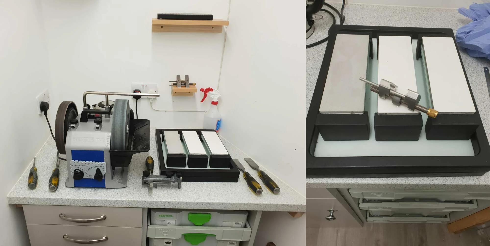 Chisel and tool sharpening tools