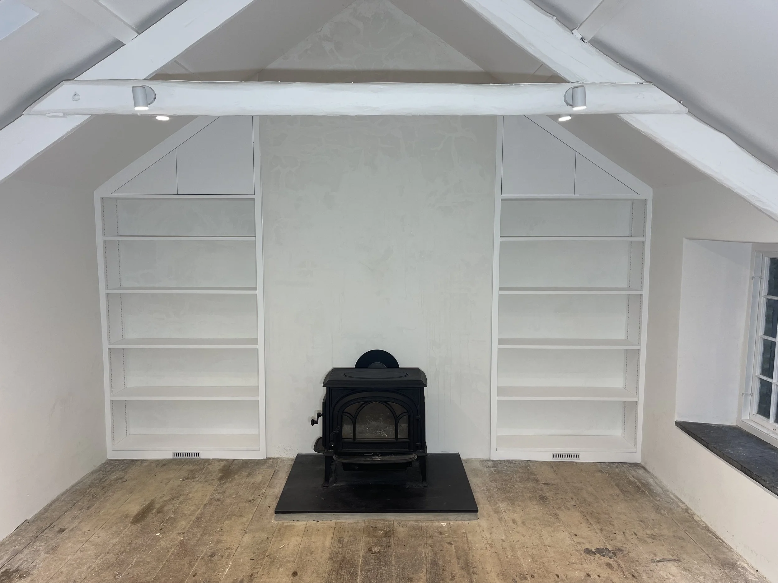 Art studio shelving and storage