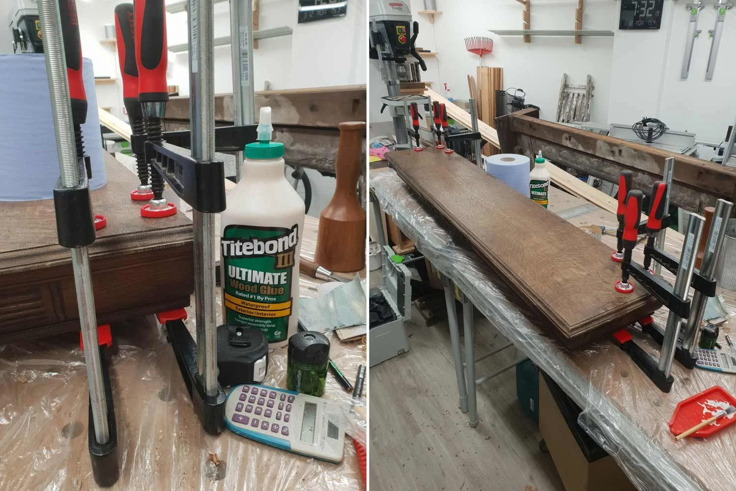 Fixing warped mantle