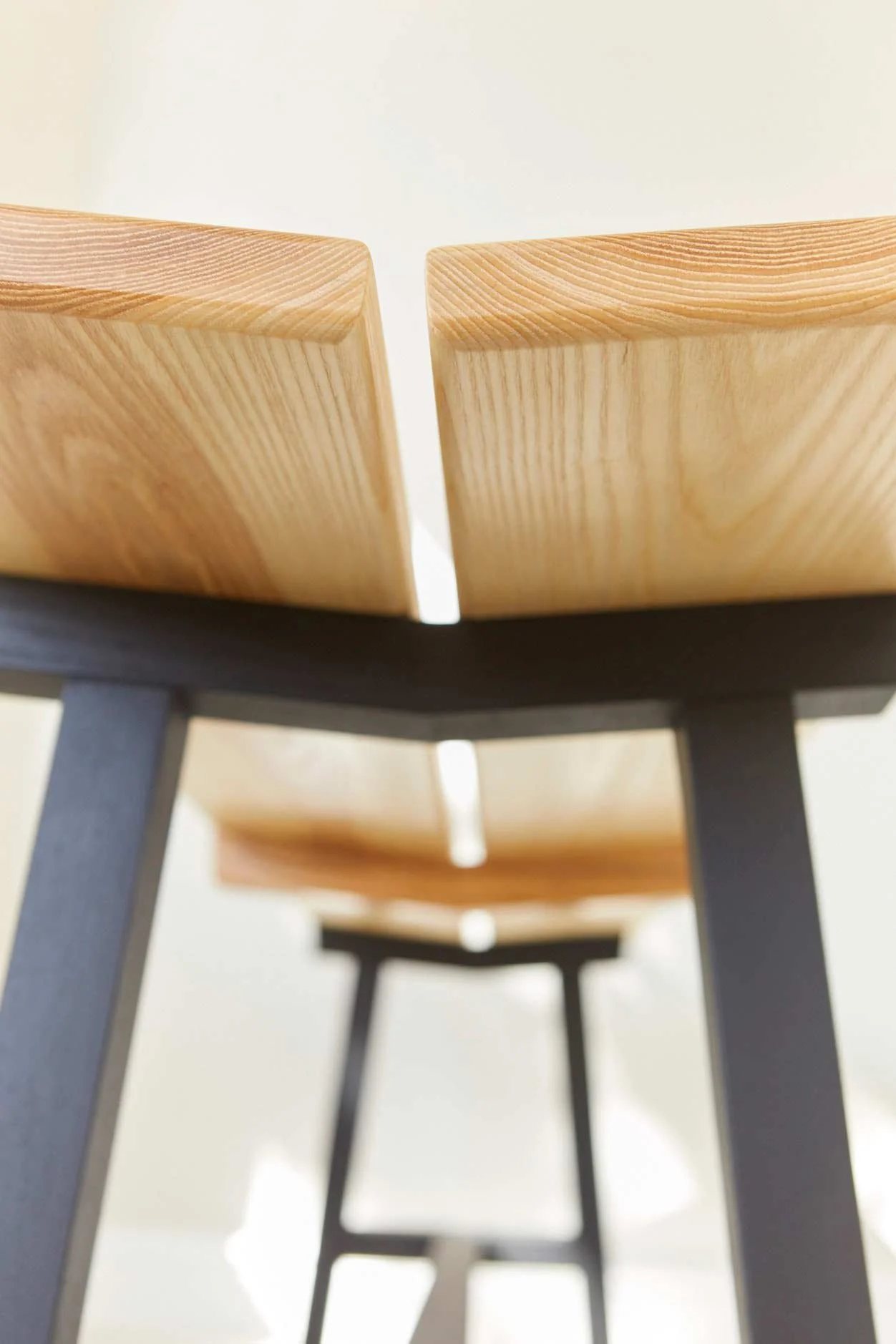 Handmade bench by Richard Pearce, Cornwall