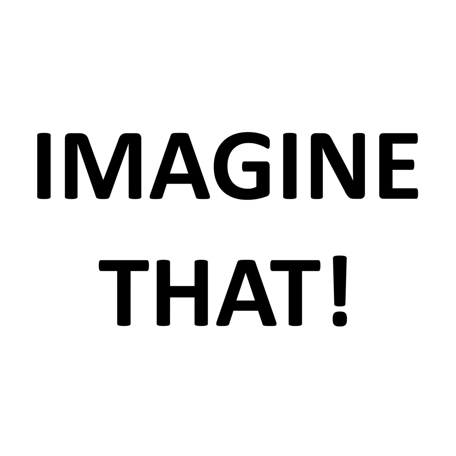 Imagine That! The Musical - Full suite