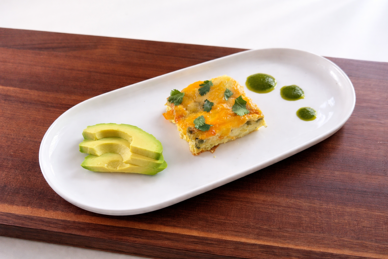 Hatch Green Chile Egg Casserole