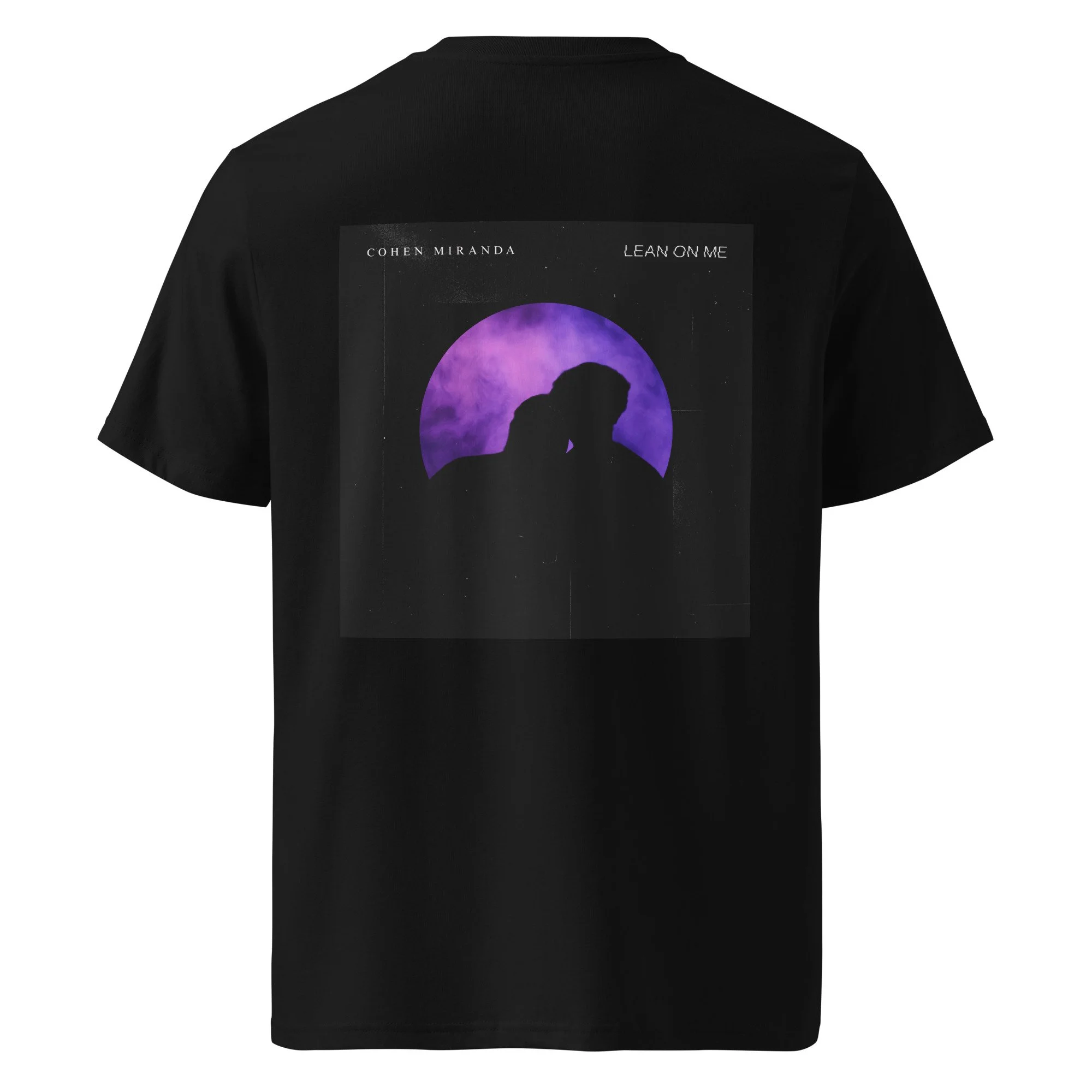 LEAN ON ME TEE (BLACK)