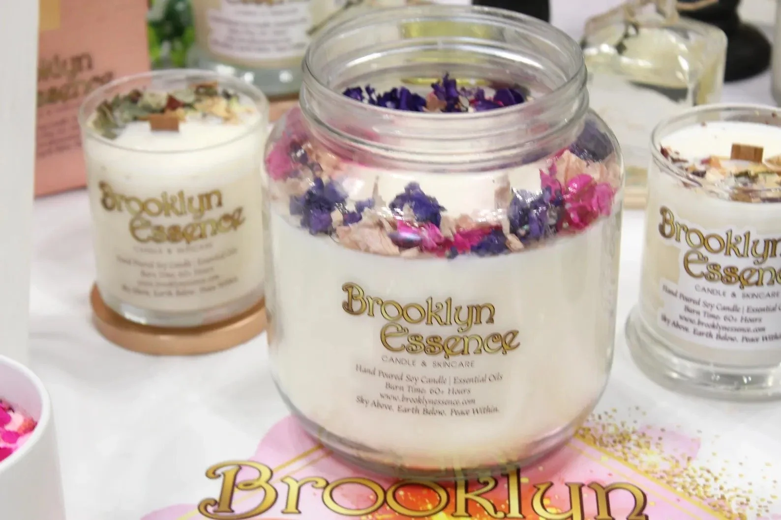 Queen Mother Candle Centerpiece [1/2 gallon, 5lbs] Hand-Poured Luxury Candle | Brooklyn Essence