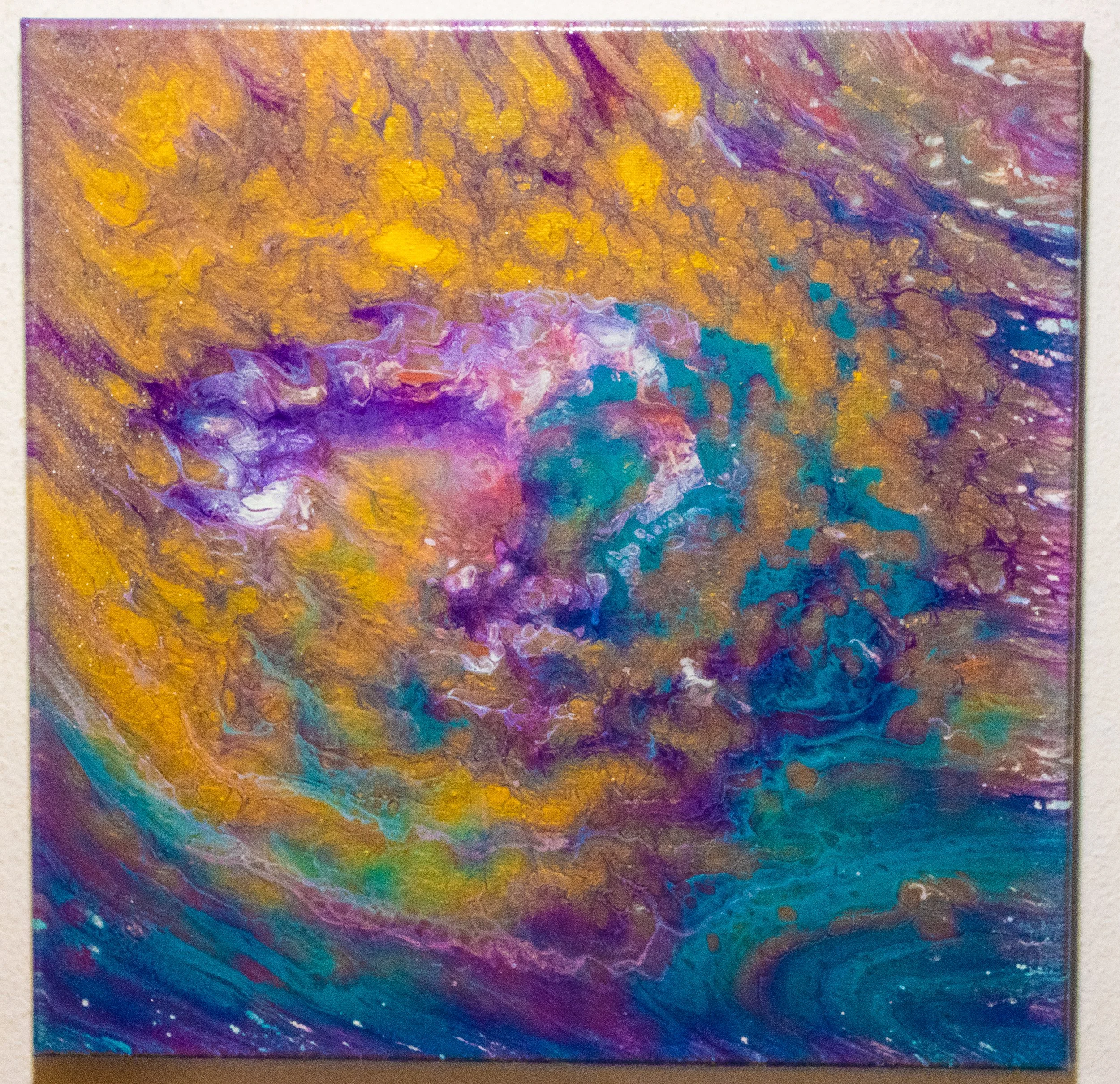 Cosmic Current 14" x 14"