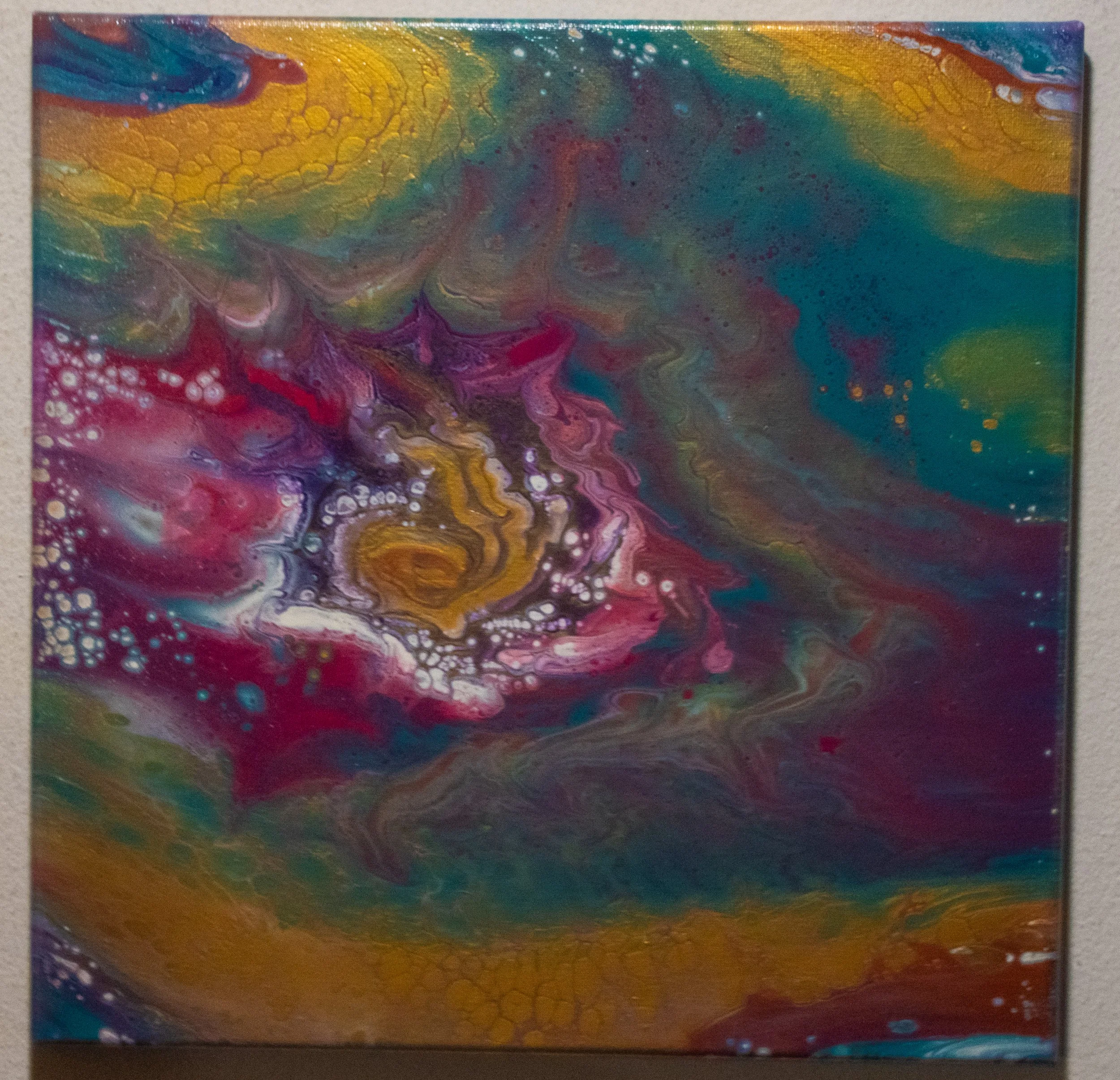 Birth of Fire 14" x 14"