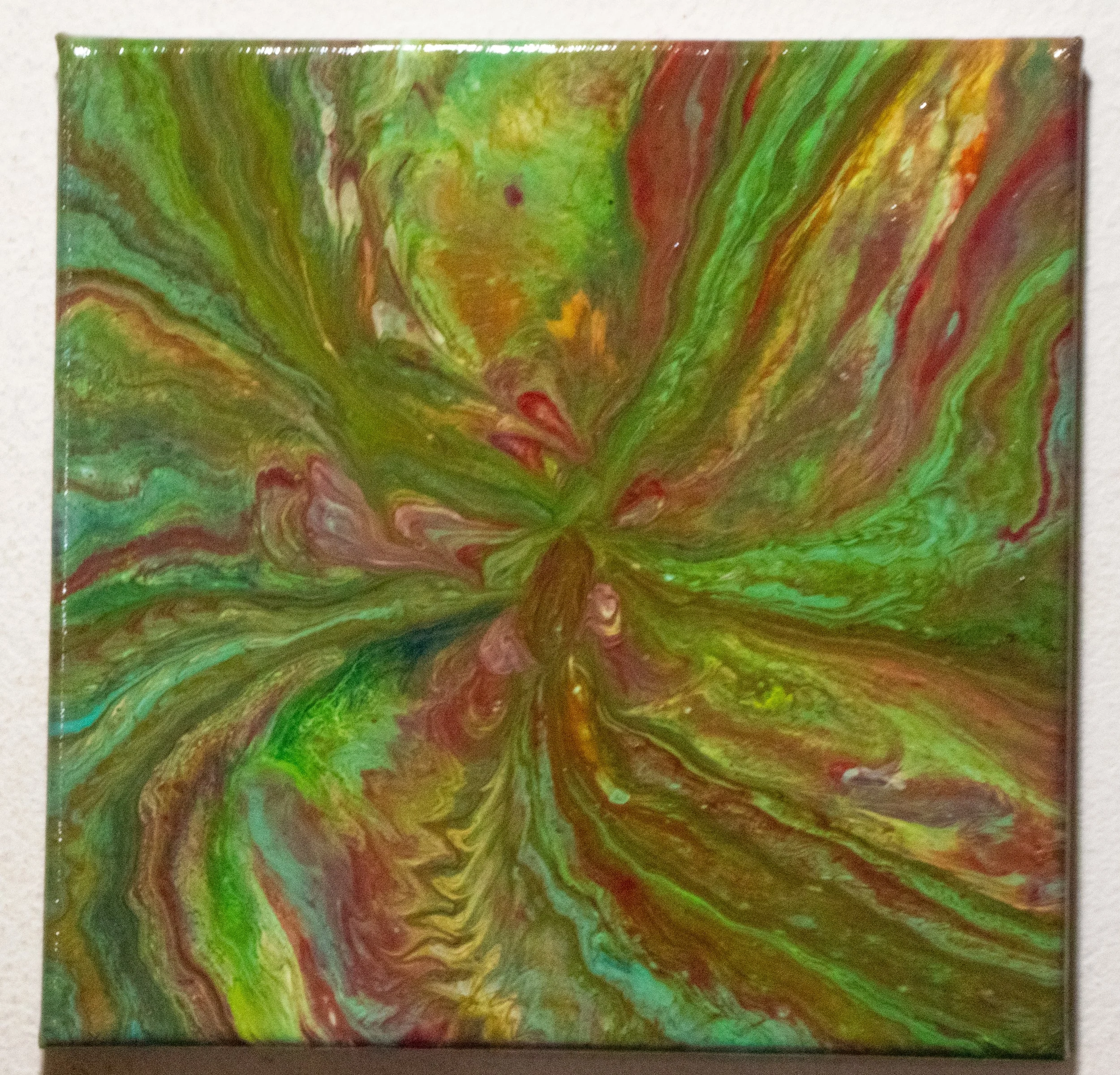 Verdant Pulse 10" x 10"