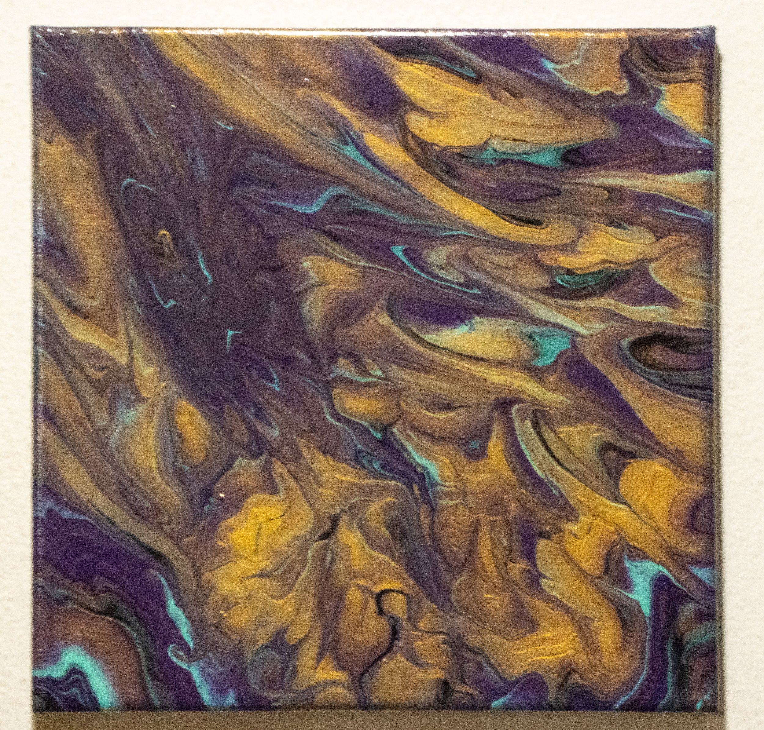 Gilded Current 10" x 10"