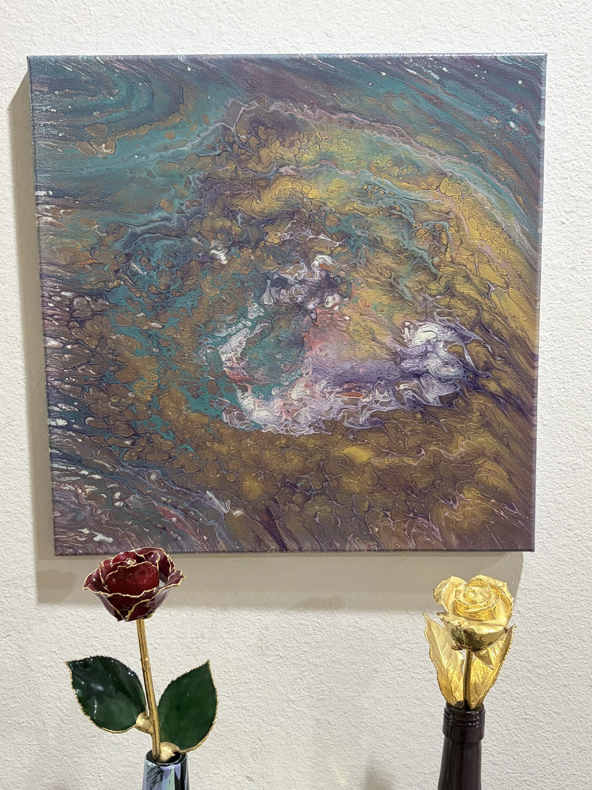 Cosmic Current 14" x 14"