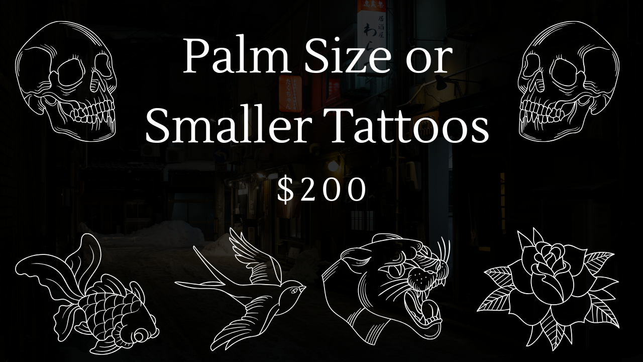 Palm Size or Smaller Tattoo