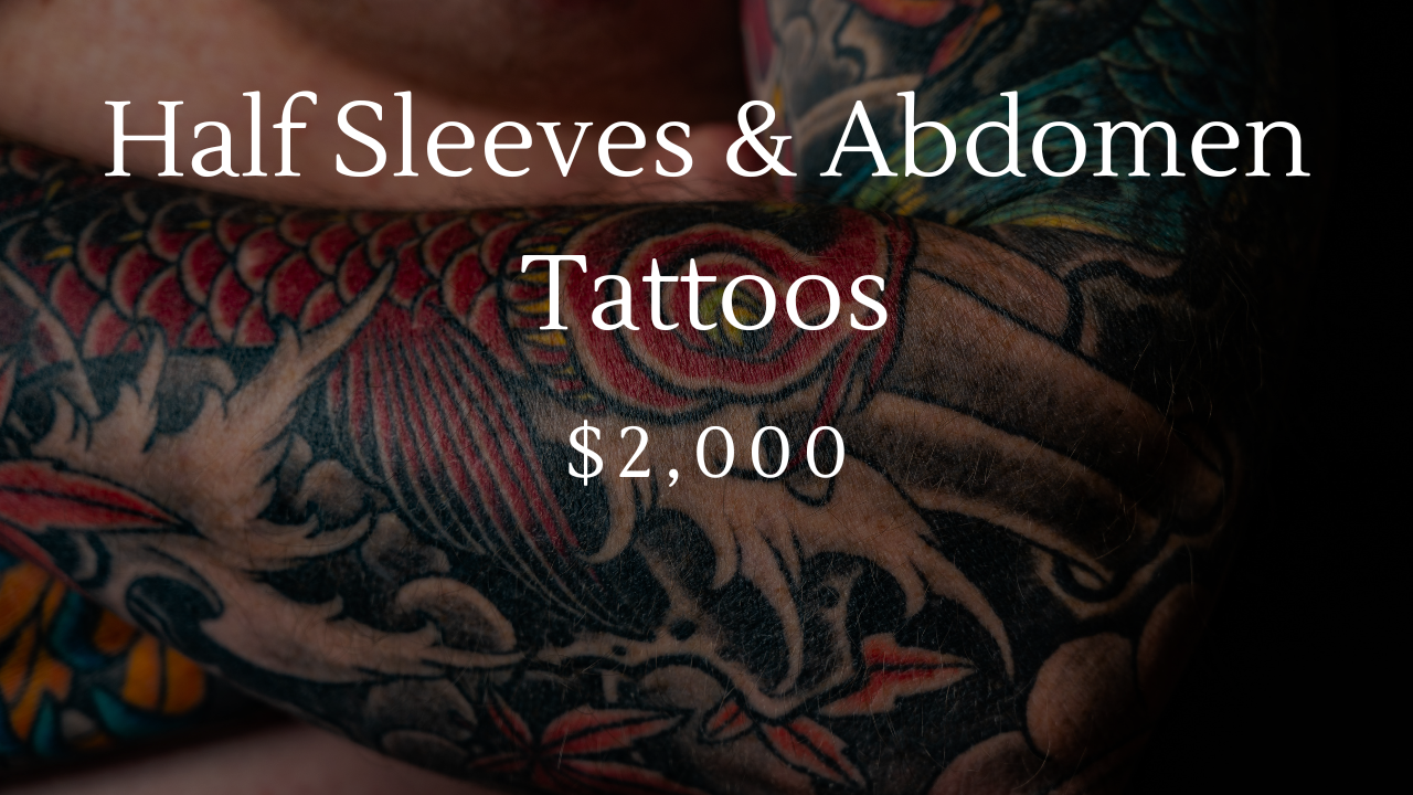 Half Sleeve & Abdomen Tattoo