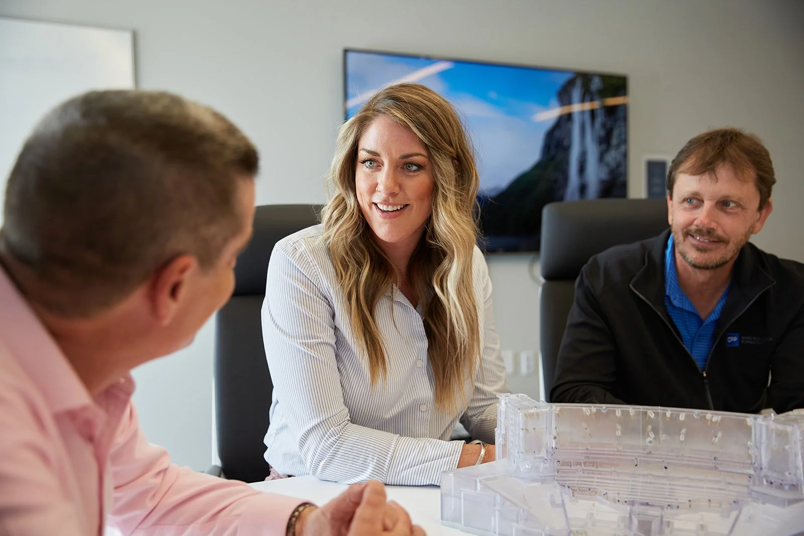 Engineers in a meeting 