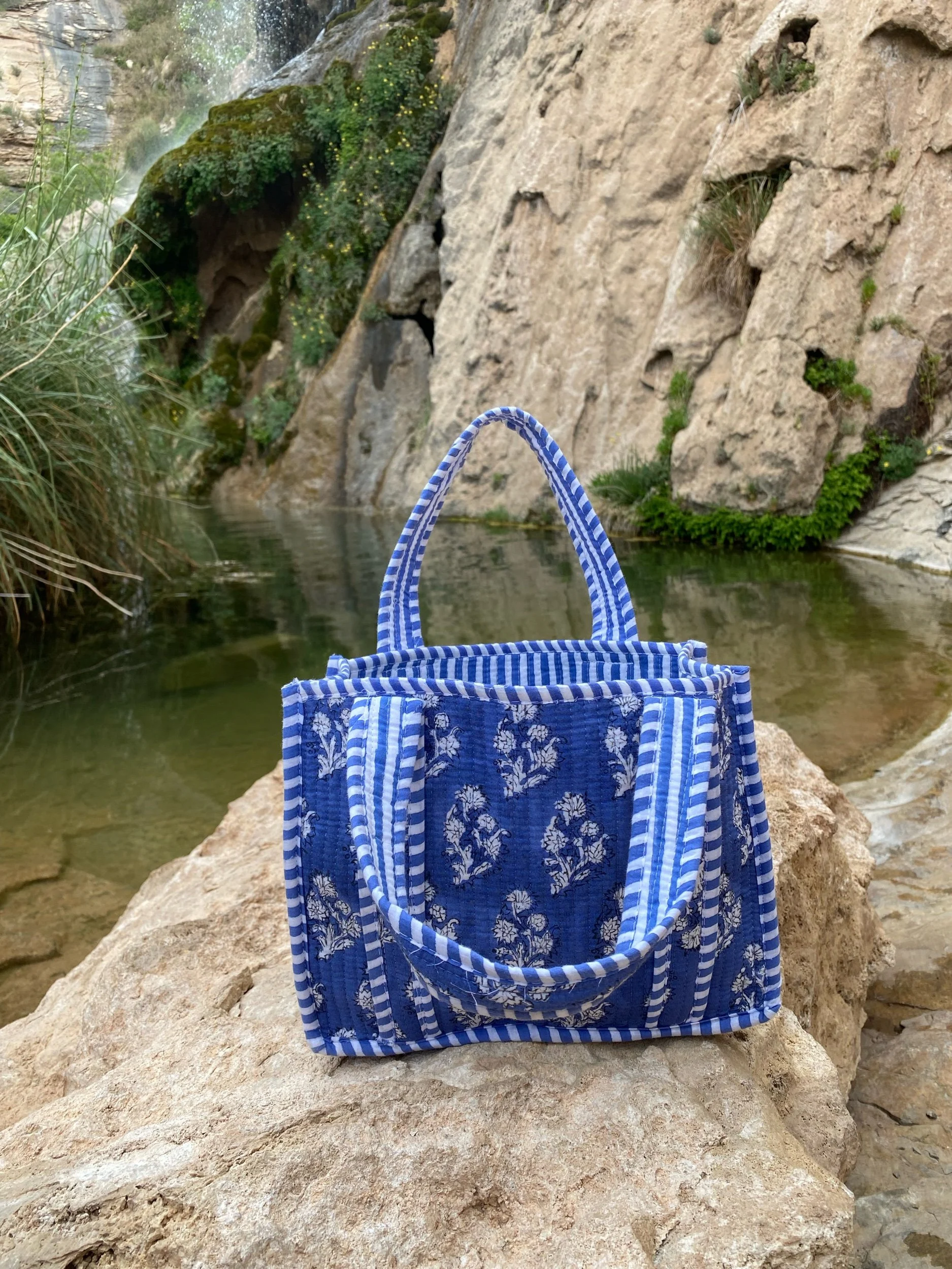 Mini Quilted Tote Bags