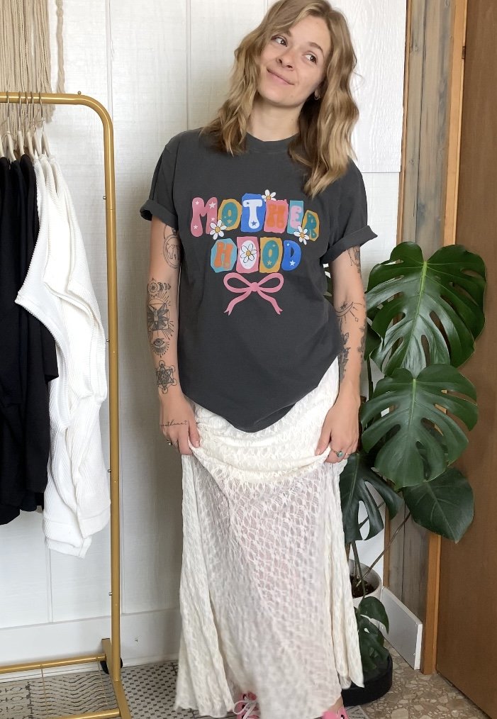 Motherhood in Bloom Graphic T