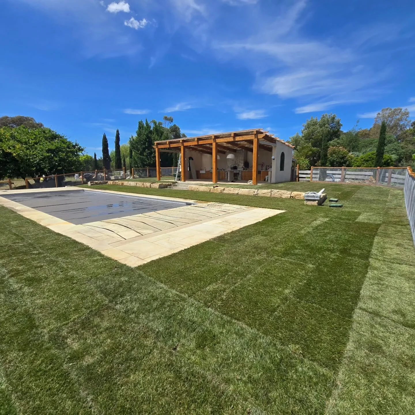 Kyneton 

The turf stage completed late last year at our ongoing Kyneton project. Just in time for Christmas. 

#landscapingvictoria #landscapingvictoria #turf #lawn #poollandscaping #macedonranges #macedonrangesnaturallycool #kyneton #woodend #maced