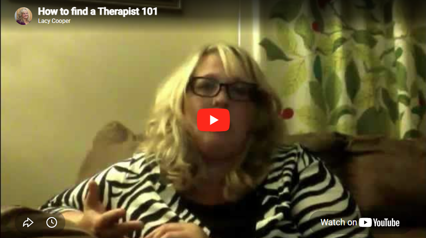 How to find a Therapist 101
