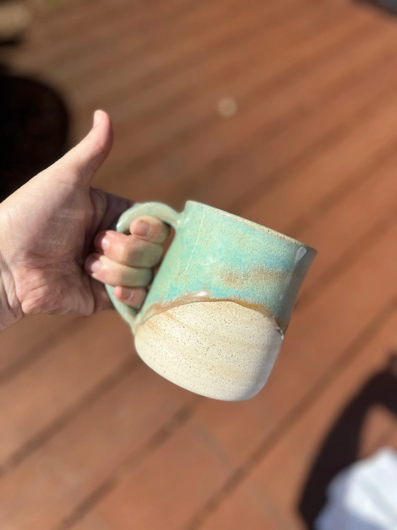 Turquoise Sand Mug