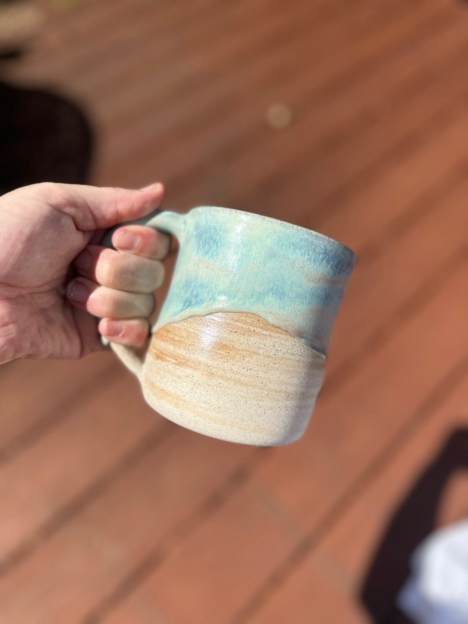 Glacier Blue Sand Mug