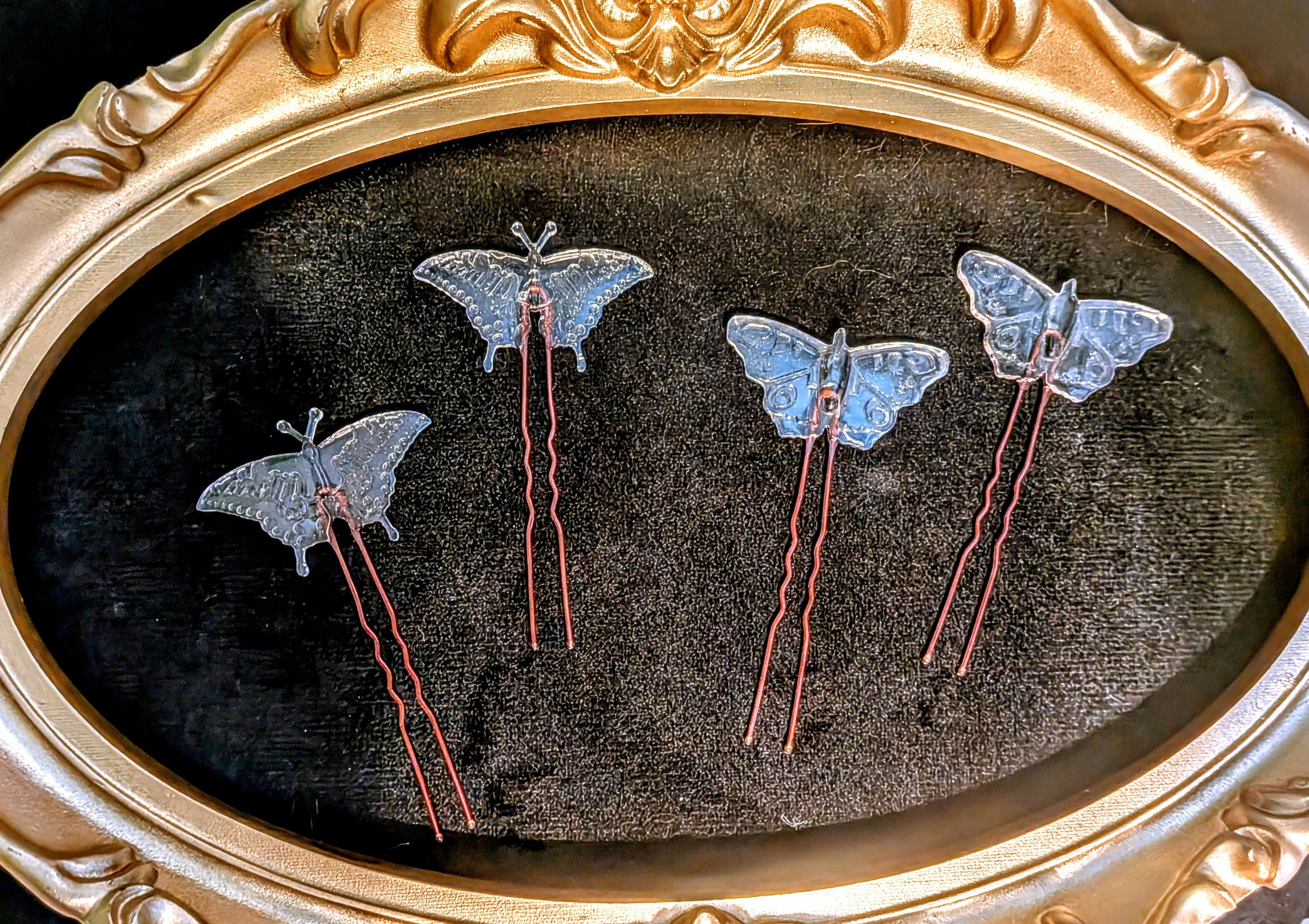 Moth & Butterfly Hairpins