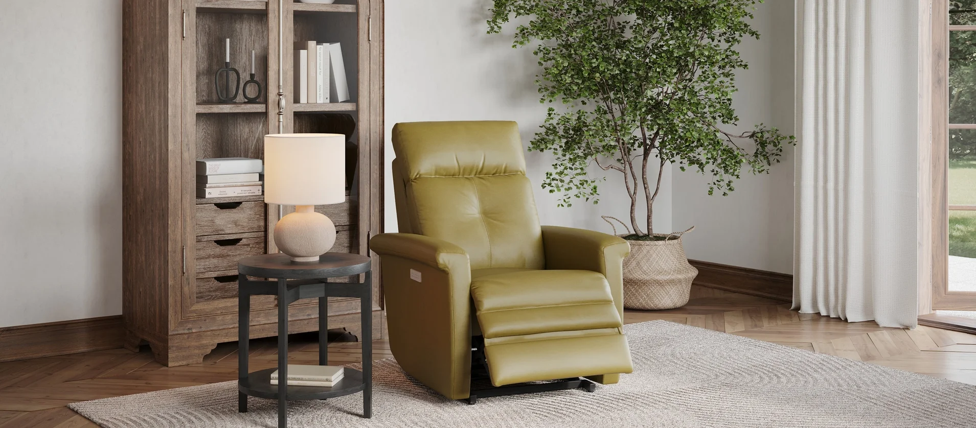 Luxury Palliser reclining chair for custom media rooms and modern home entertainment