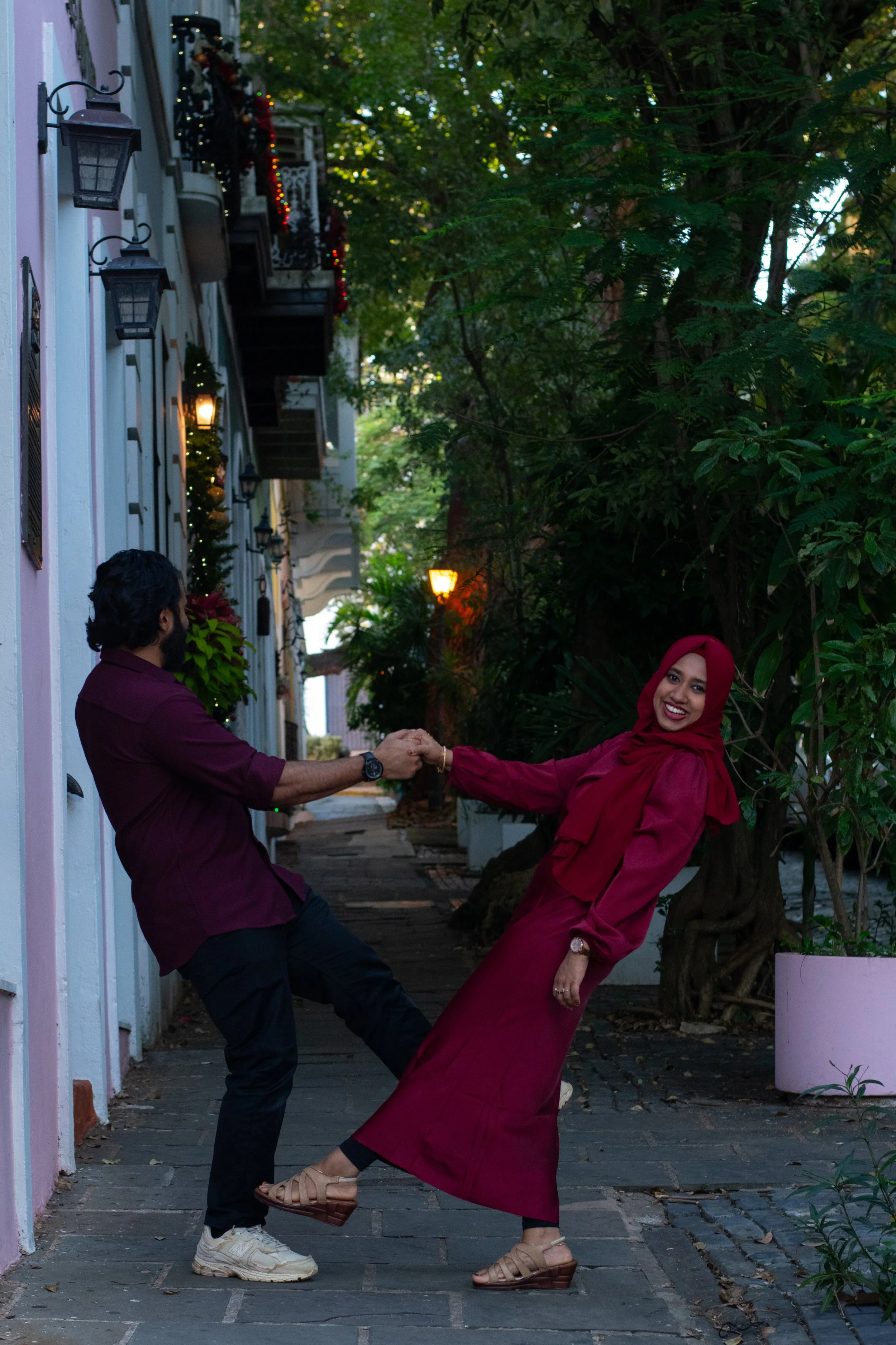 Anniversary couples Old San Juan mini session
