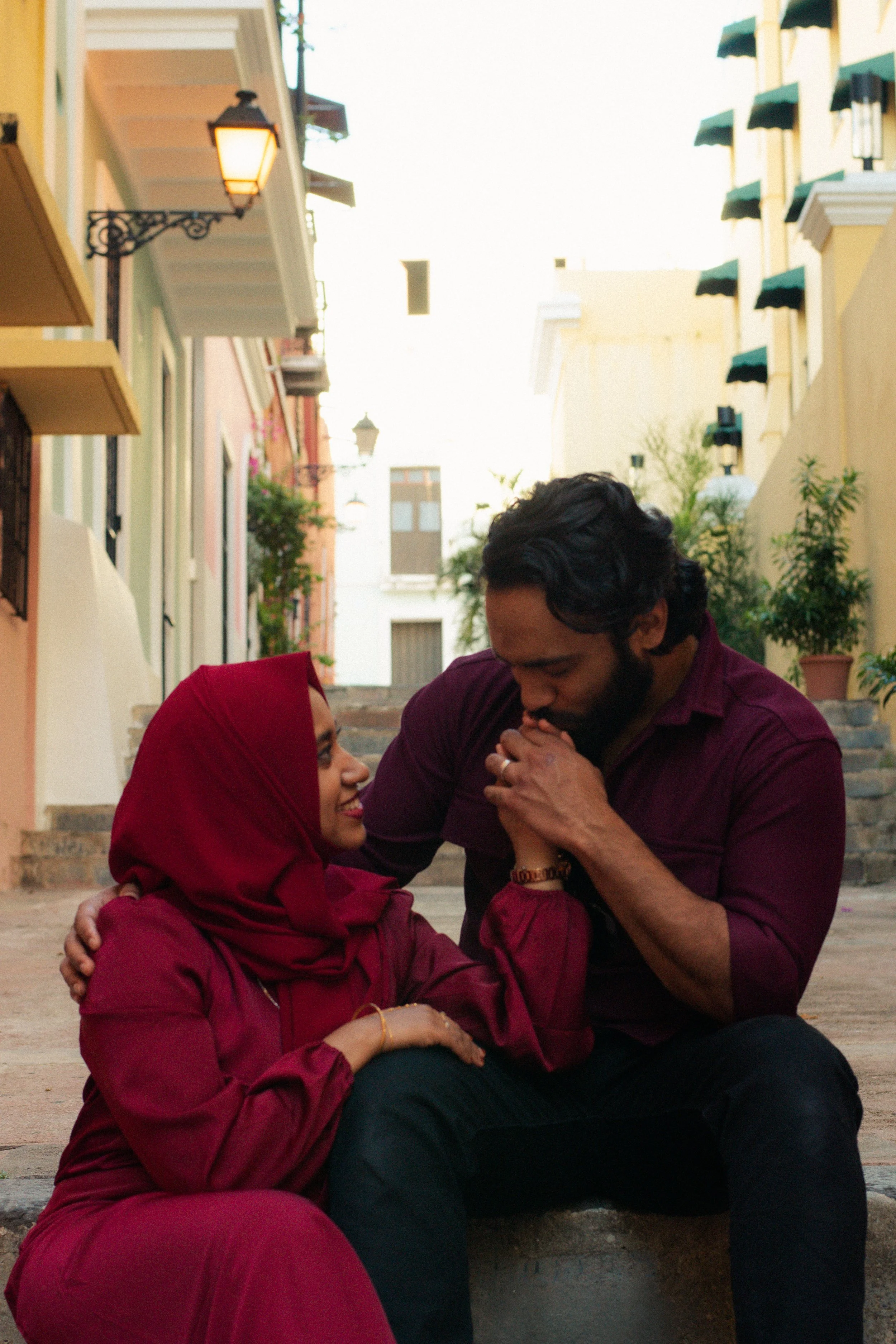 Anniversary couples Old San Juan mini session
