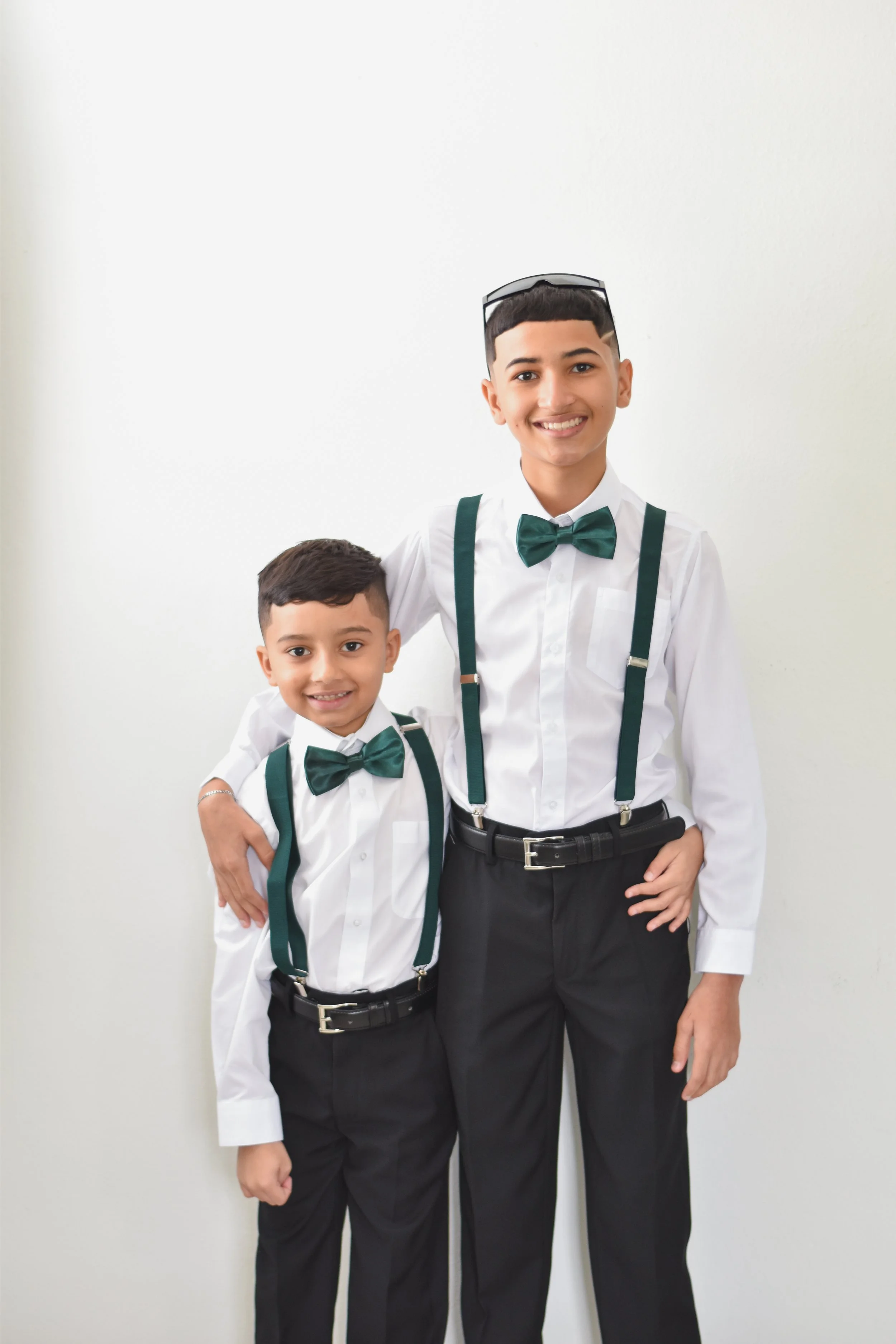 Sons of the bride and groom