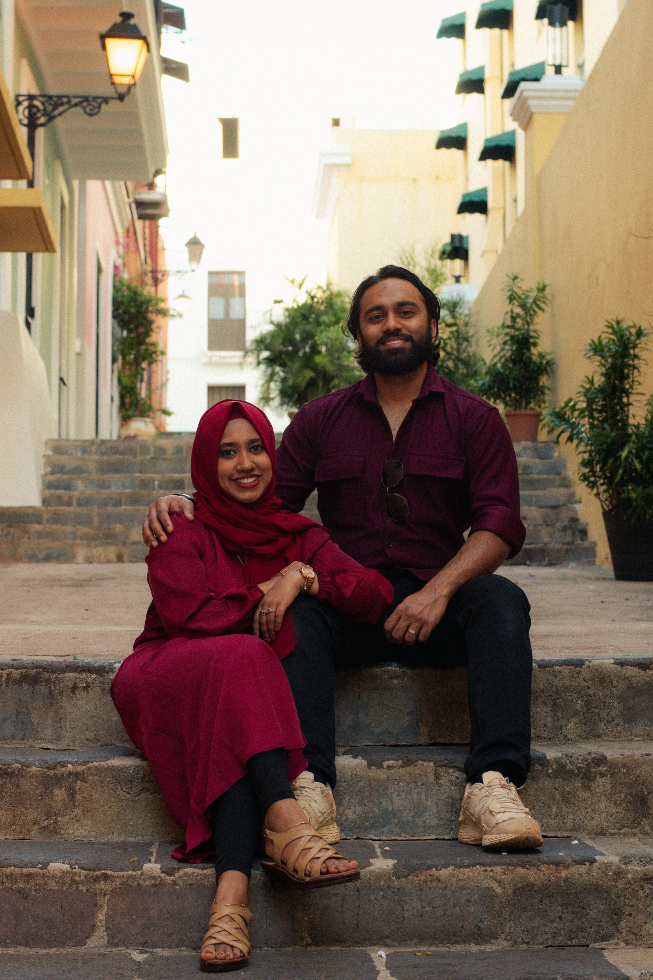 Anniversary couples Old San Juan mini session