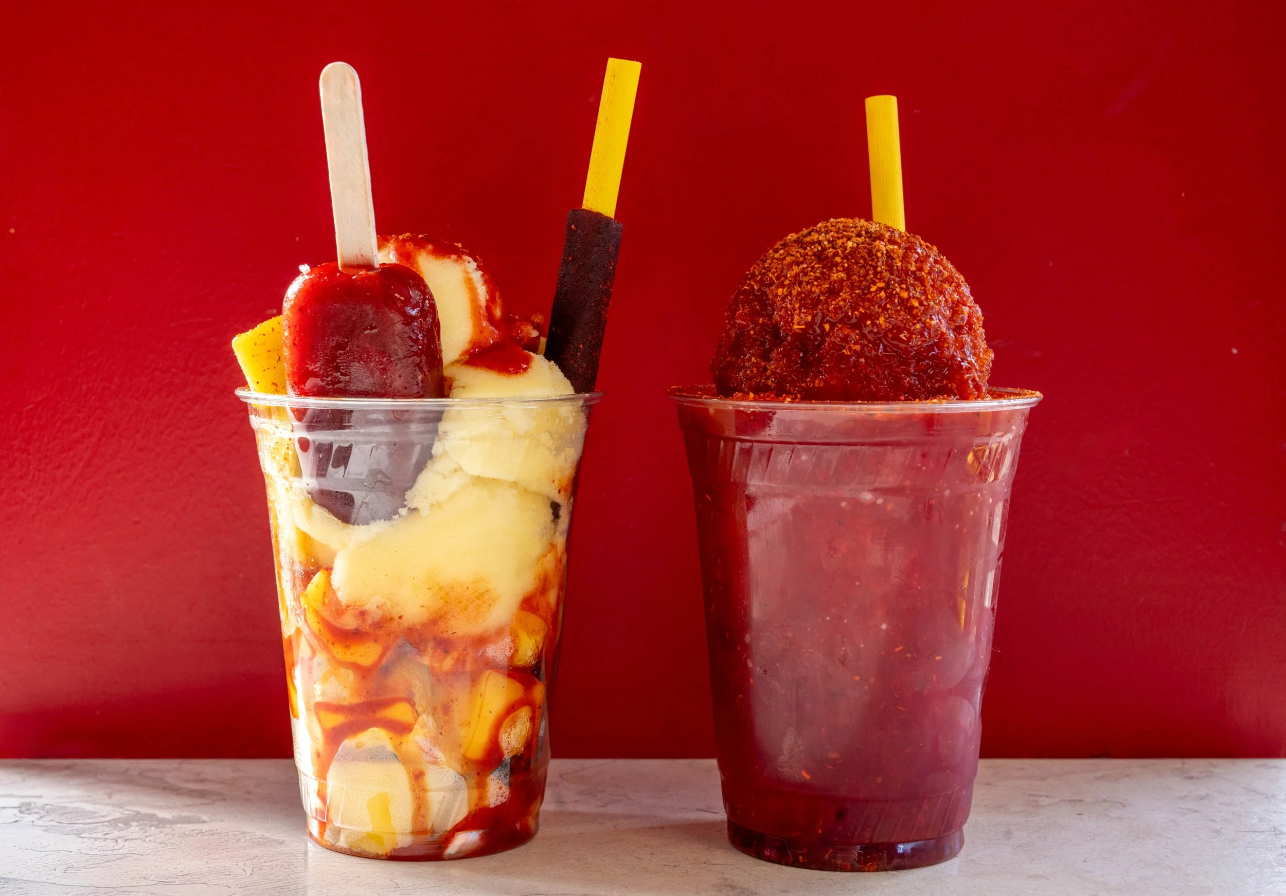 Mango x2 by red wall-.jpg