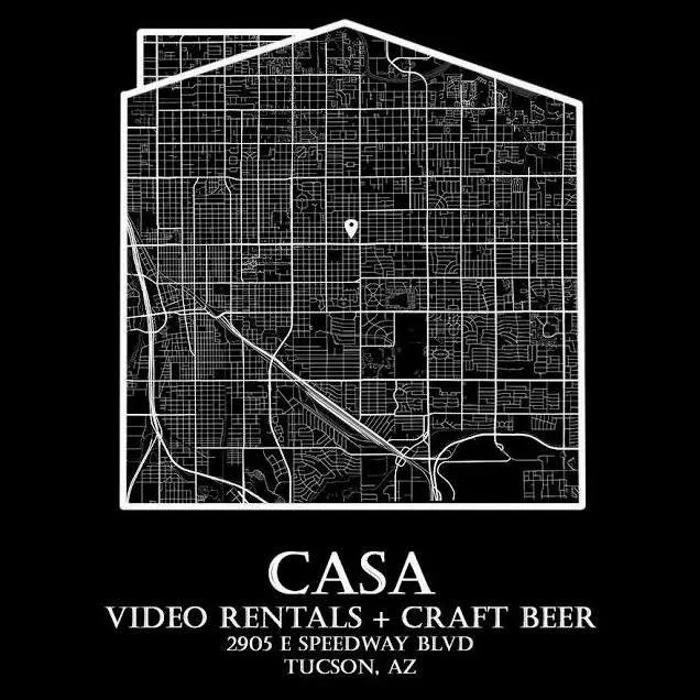 Casa Video Rentals + Craft Beer logo