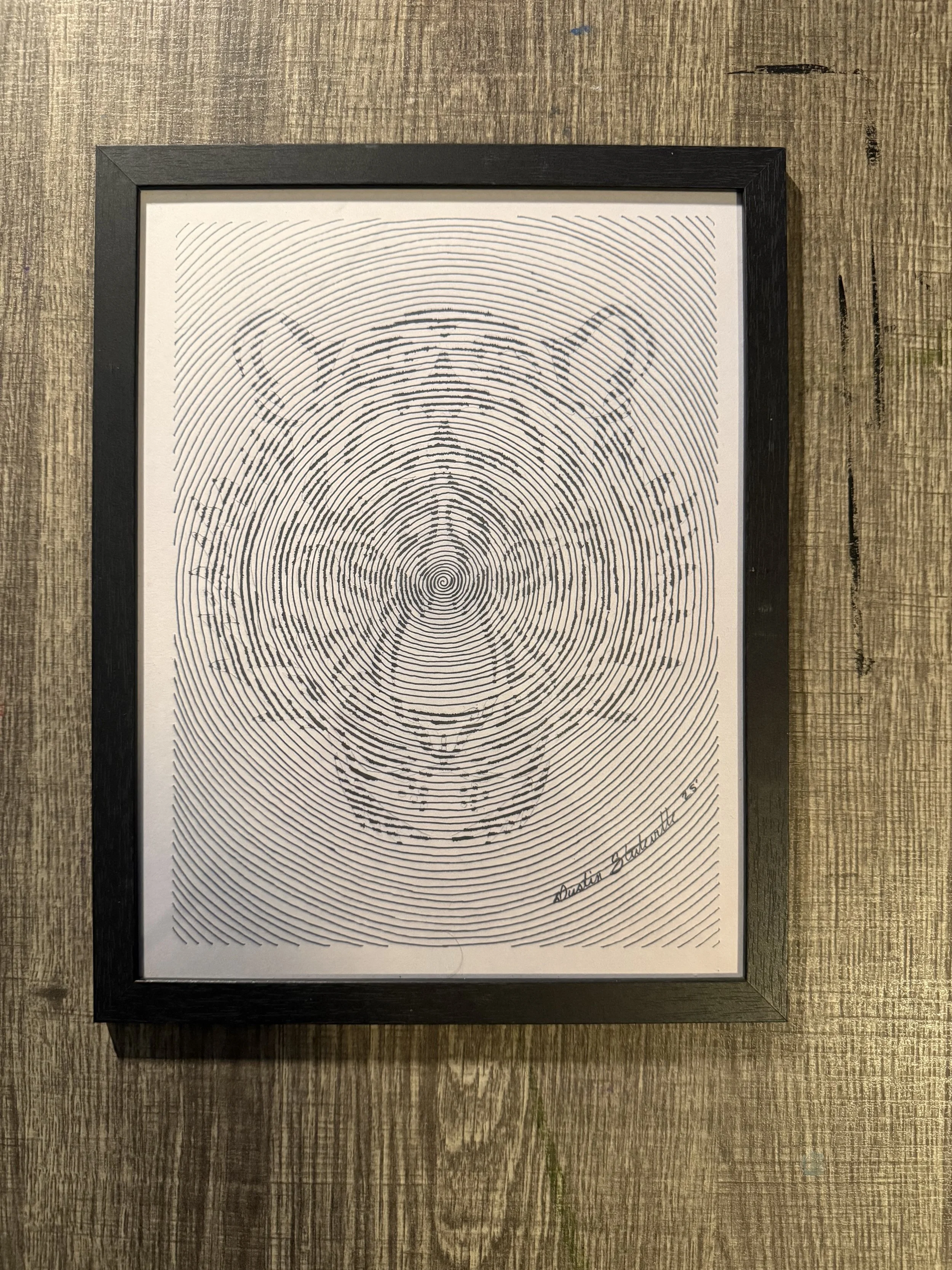 Tigers Eye framed 11x8.5 print