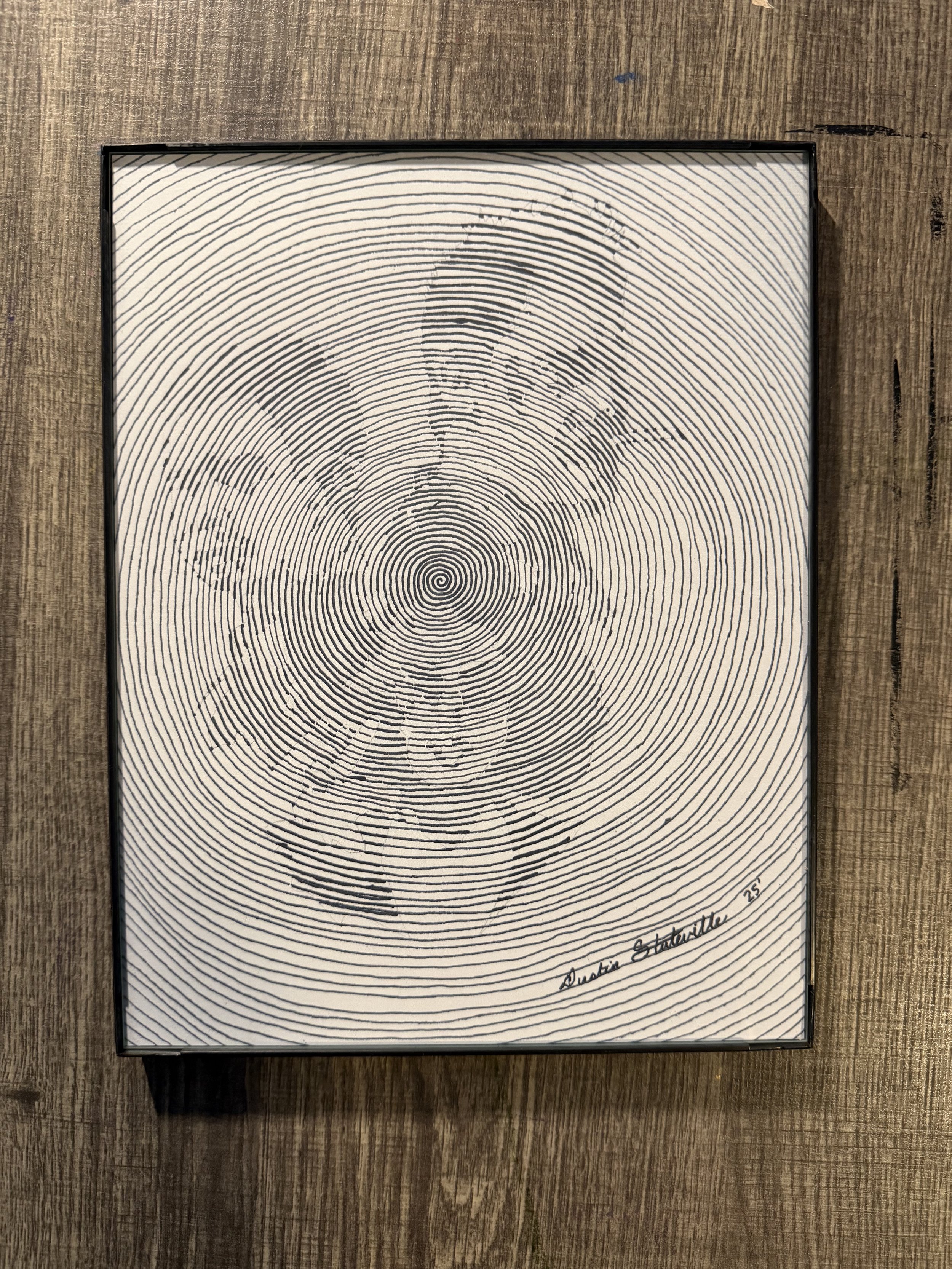 First Rule framed 11x8.5 print