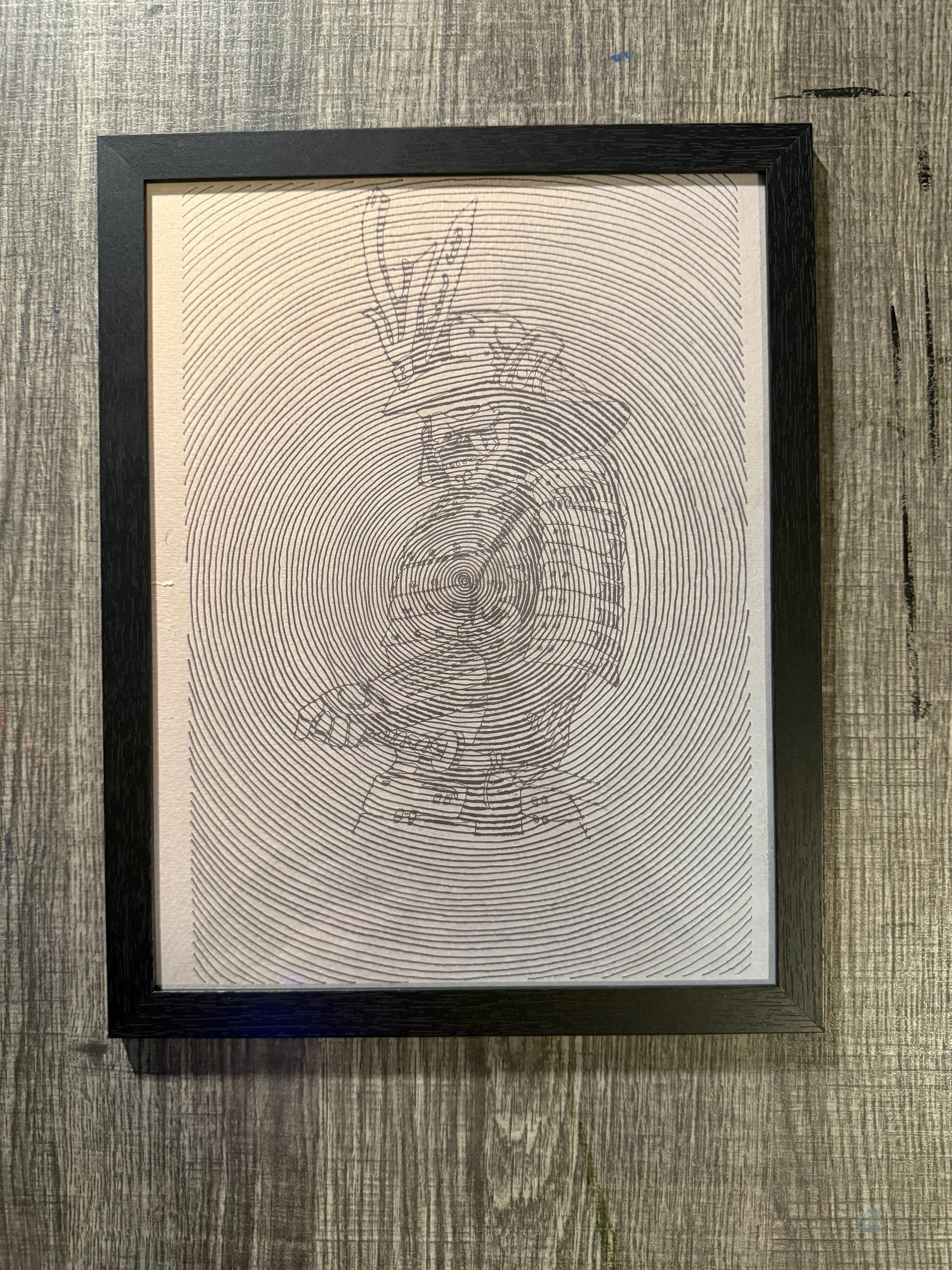 Bushido framed 11x8.5 print