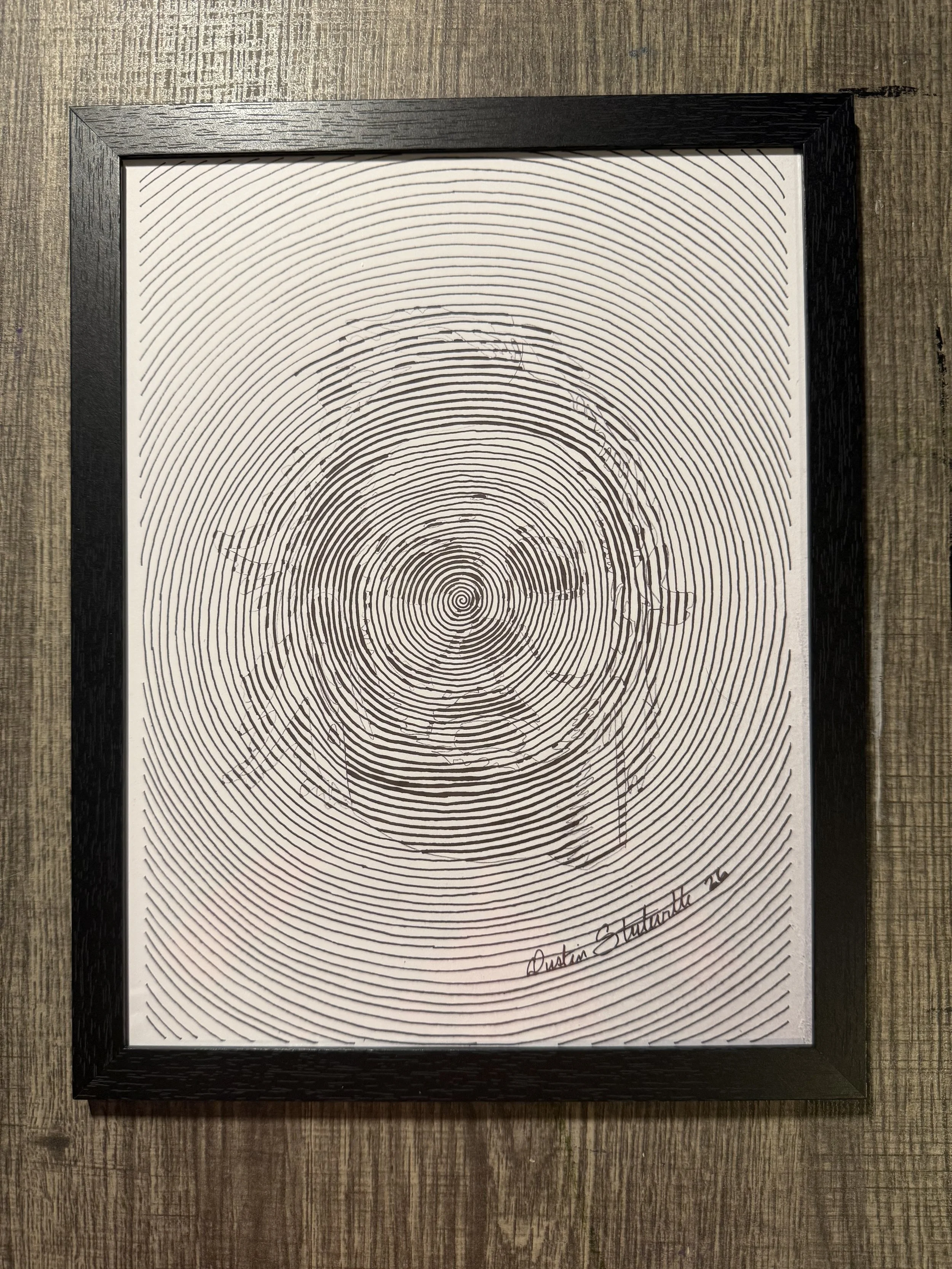 The Shape framed 11x8.5 print