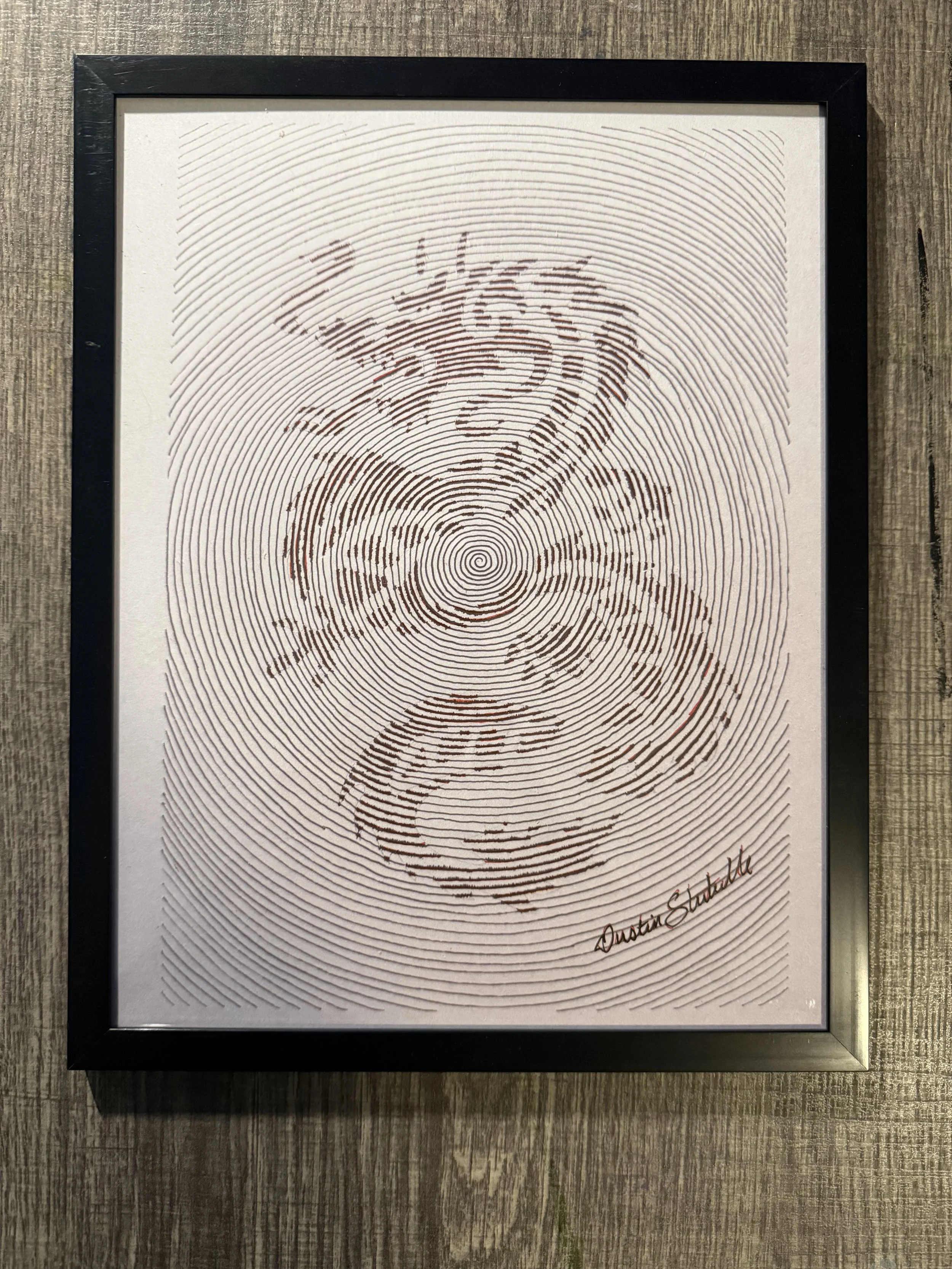 The Last Dragon framed 11x8.5 print