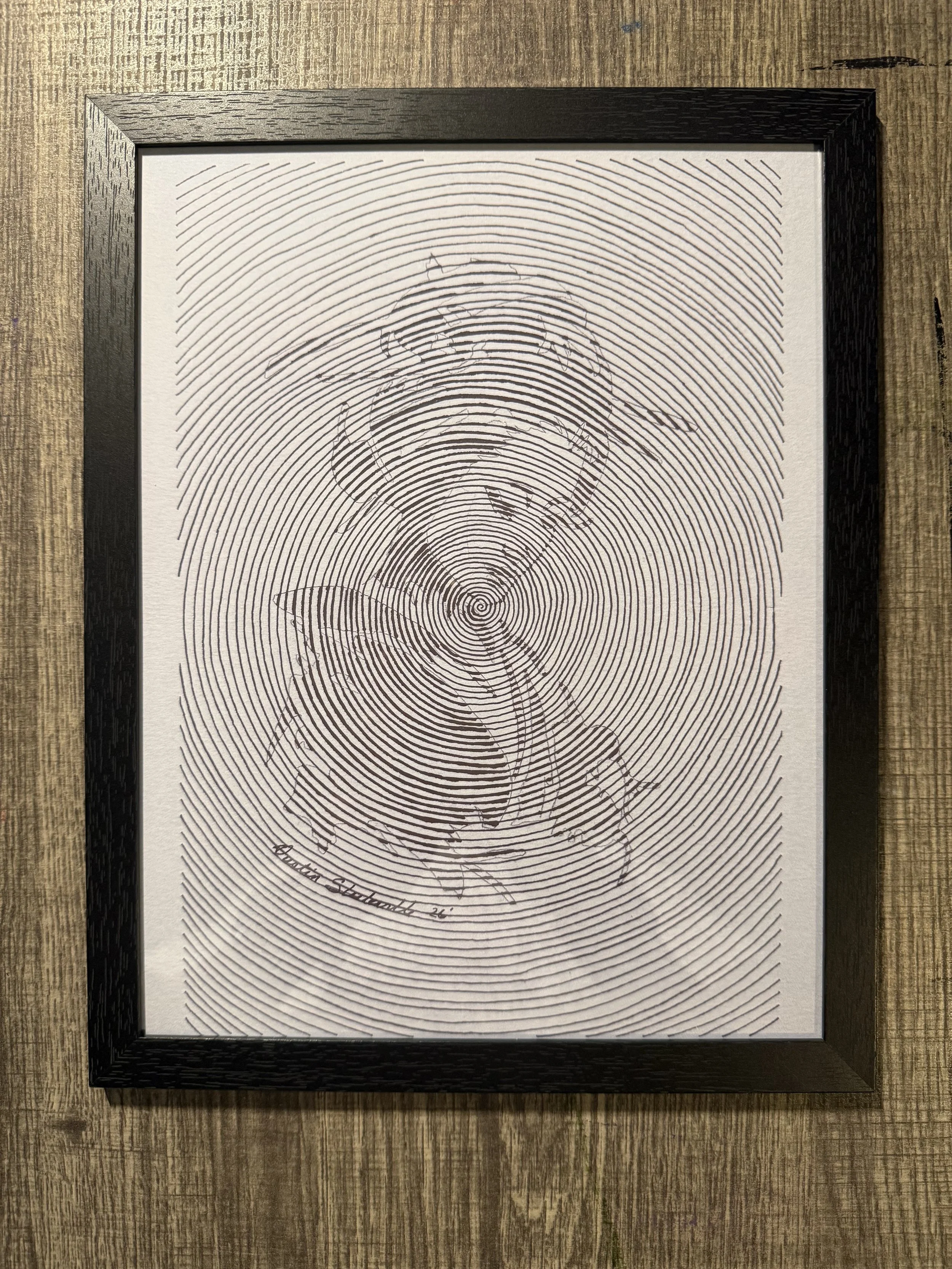 Whisper of the Geisha framed 11x8.5 print