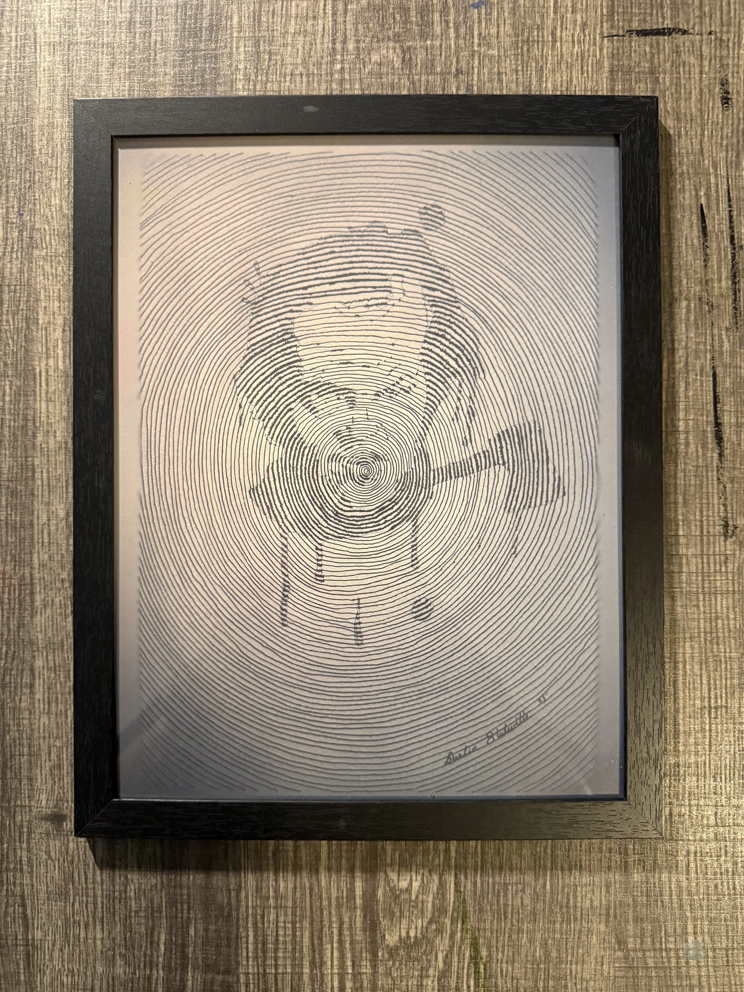 The Shining framed 11x8.5 print