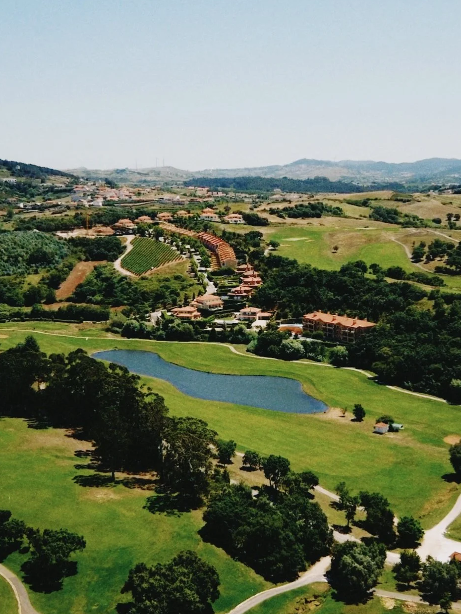 Paisagem do dolce campo real em Torres Vedras