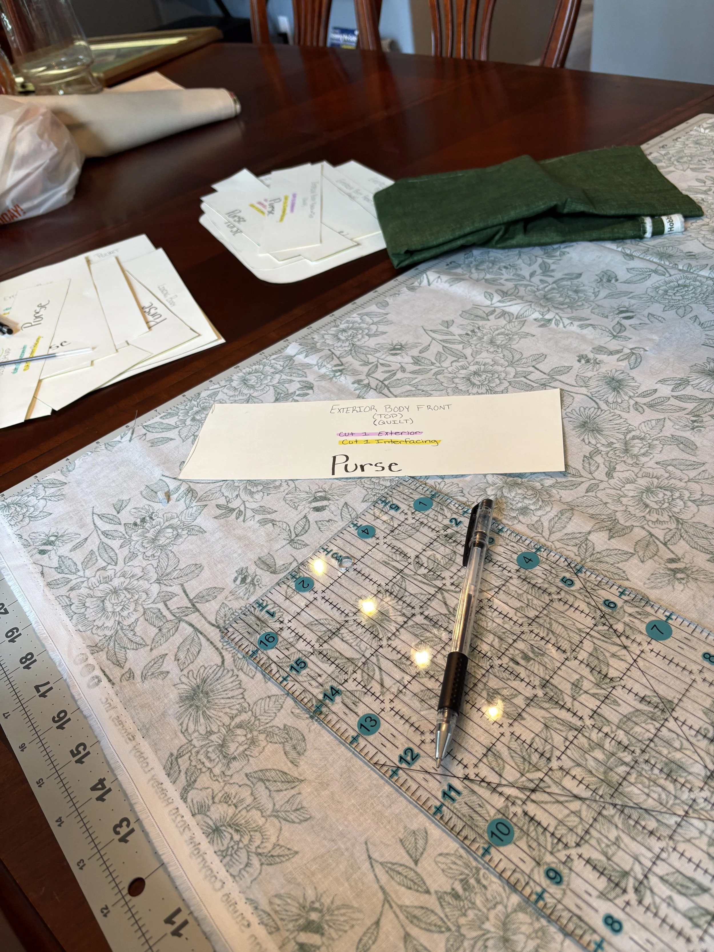 Cutting Pattern Pieces