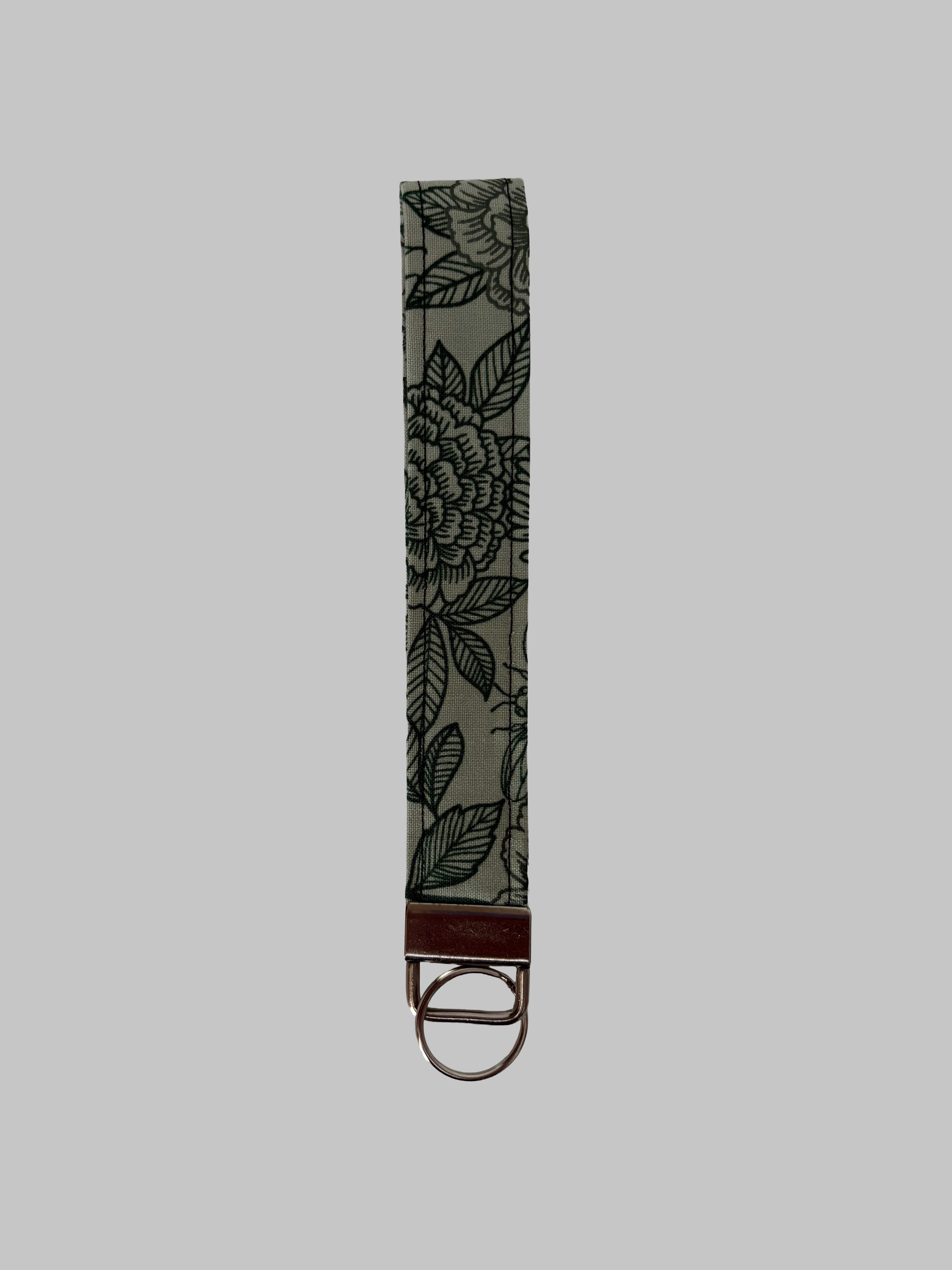 Wristlet - Green Flower and Bee Collection
