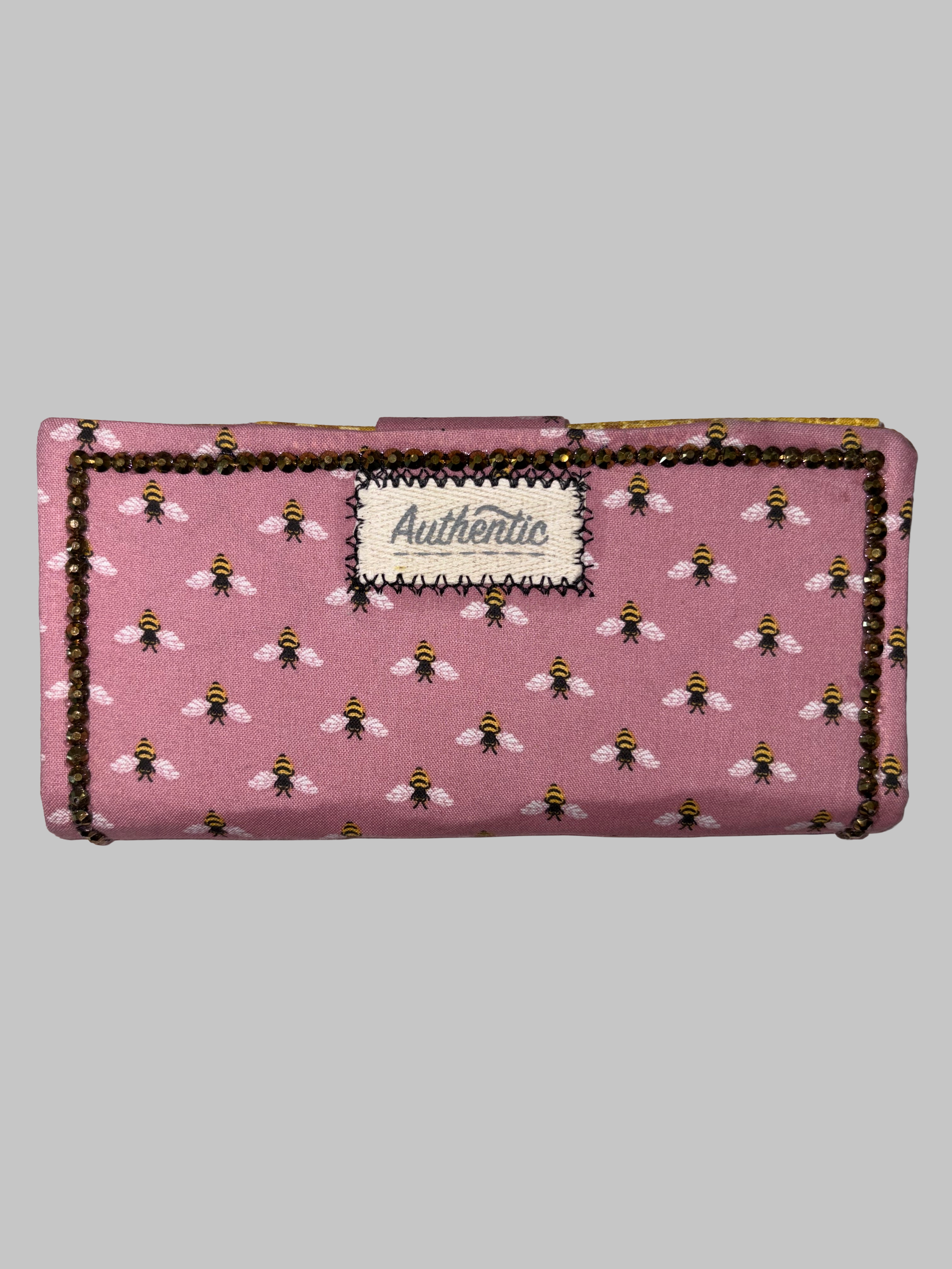 Bee and Honeycomb Wallet 