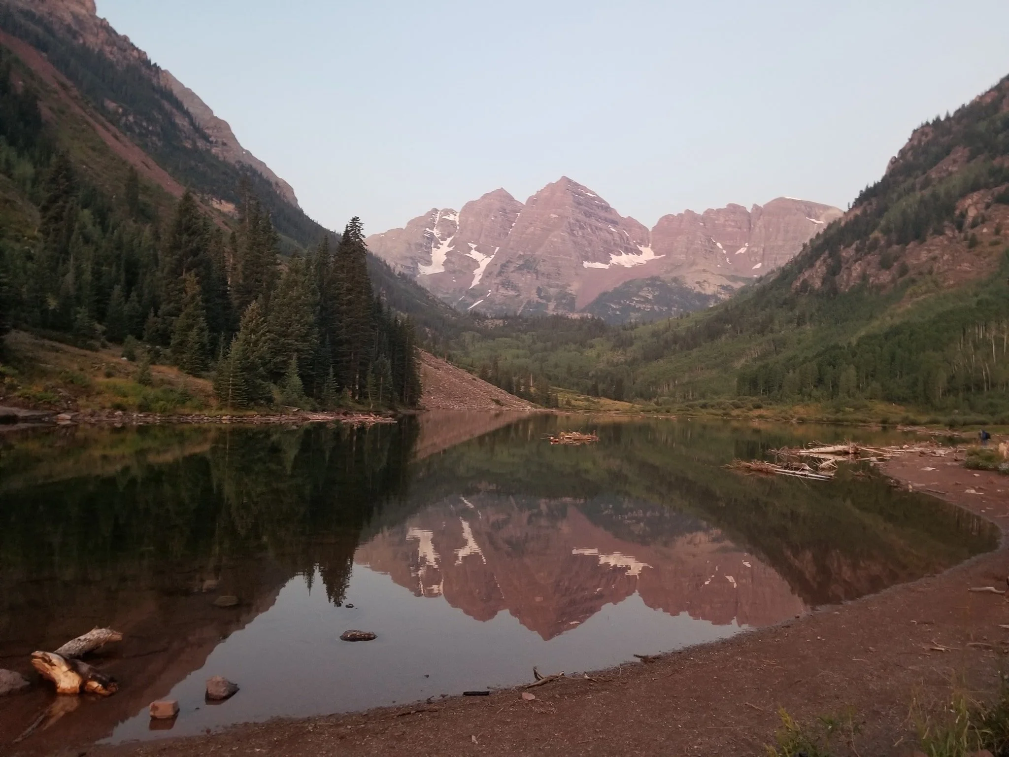 Maroon Bells and Maroon Lake