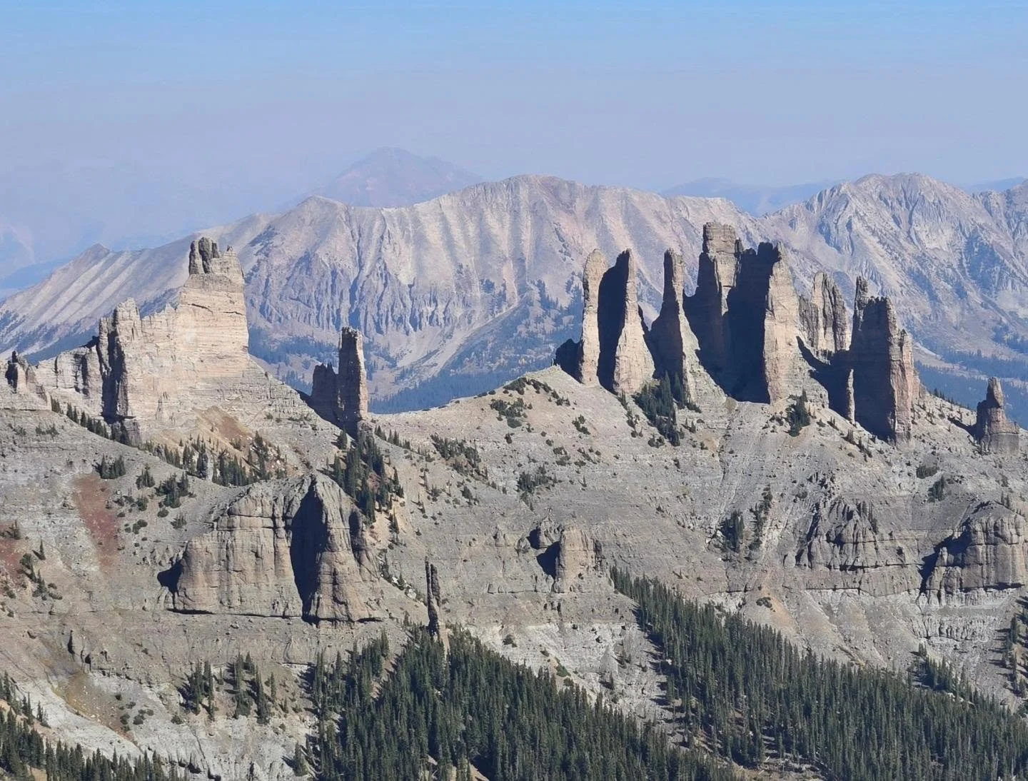 The Castles in West Elk Wilderness