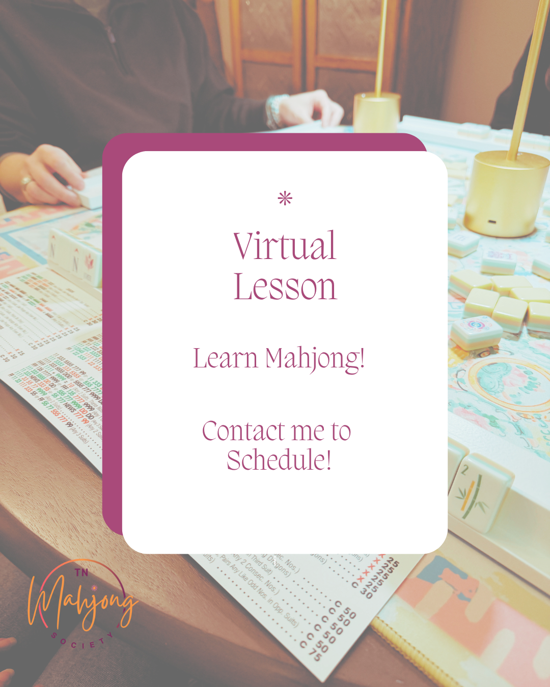 Virtual Mahjong Lesson